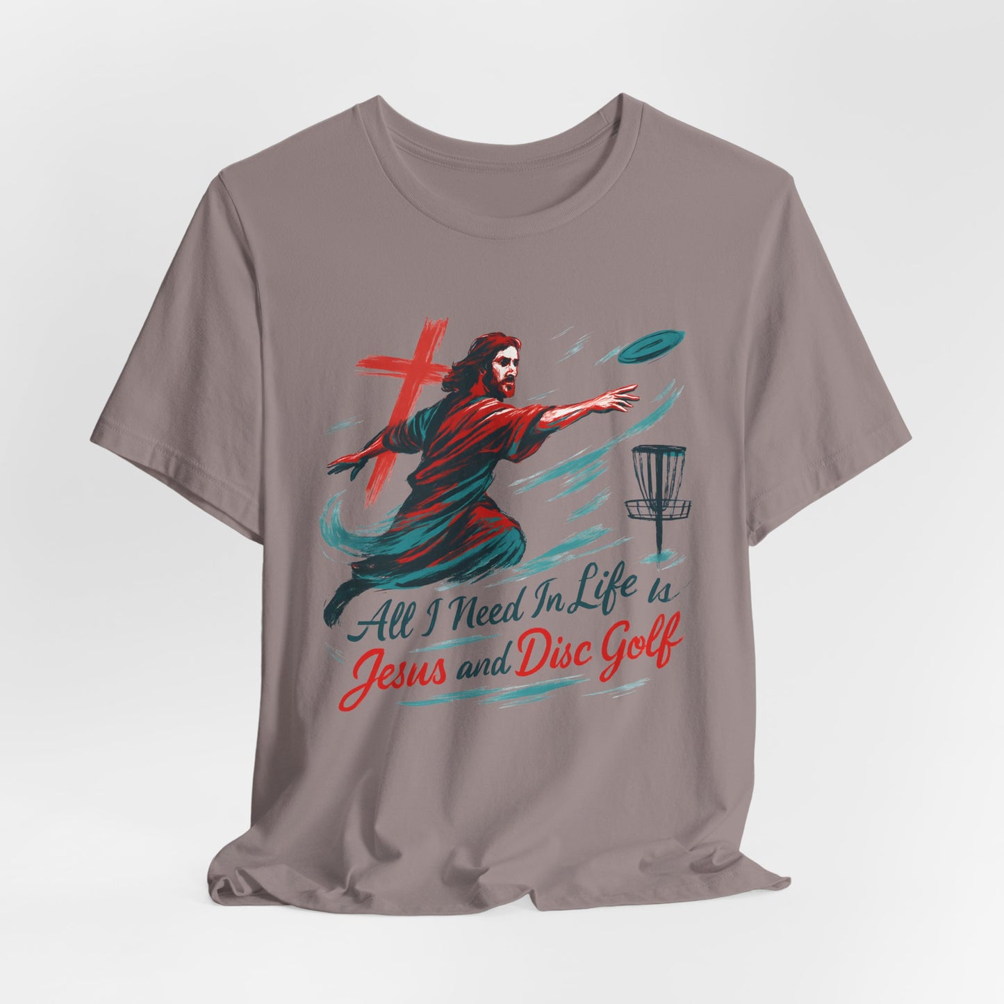Disc Golf Jesus Design 1 , Unisex T-Shirt