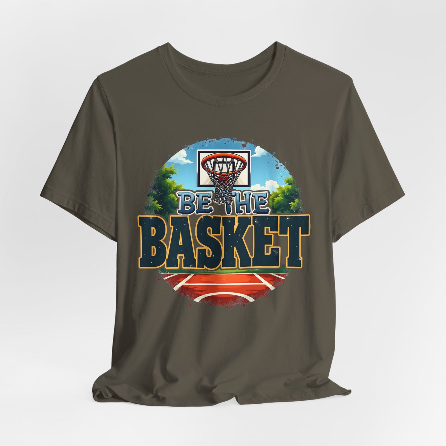 BE THE BASKET Basketball Outdoor Court 1 Unisex T-Shirt, Basketball Shirt