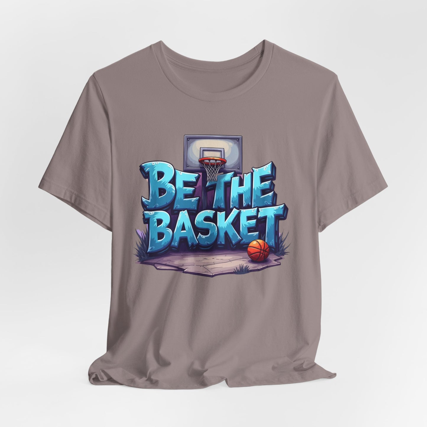 BE THE BASKET Basketball Graffiti Design 1 , Unisex T-Shirt, Basketball T-Shirt