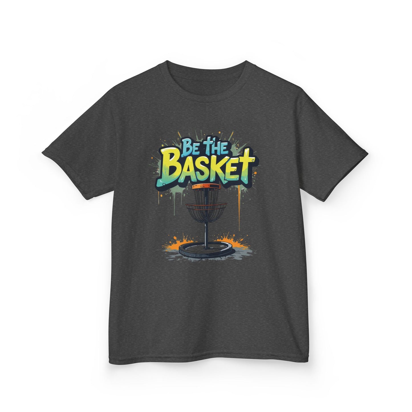 BE THE BASKET Graffiti Kid's Style Disc Golf T-Shirt