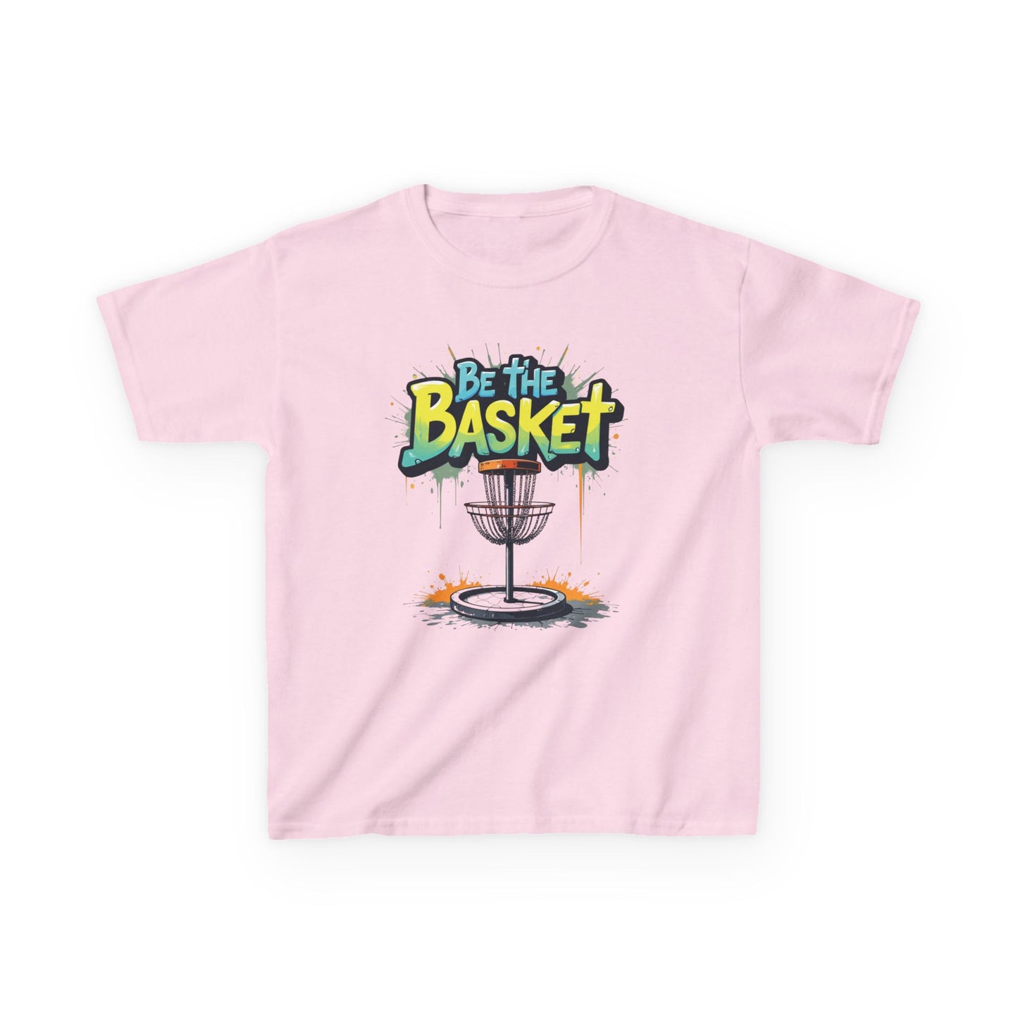 BE THE BASKET Graffiti Kid's Style Disc Golf T-Shirt