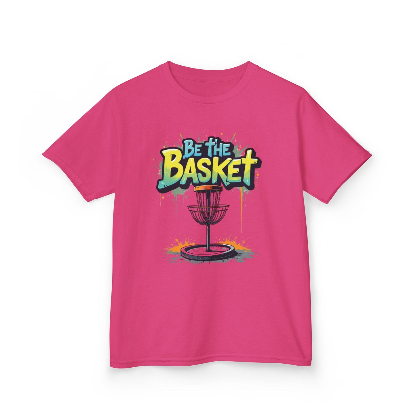 BE THE BASKET Graffiti Kid's Style Disc Golf T-Shirt