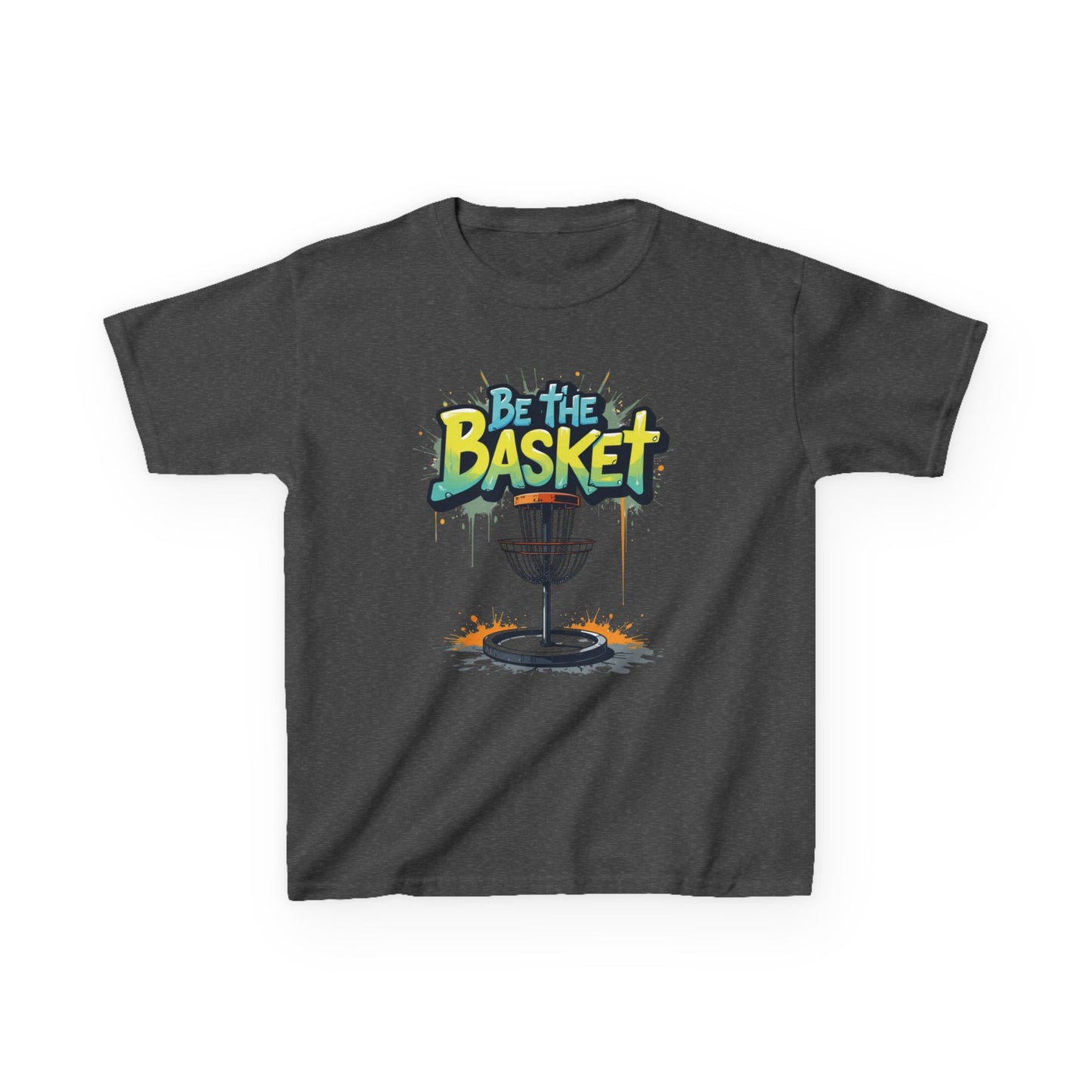 BE THE BASKET Graffiti Kid's Style Disc Golf T-Shirt