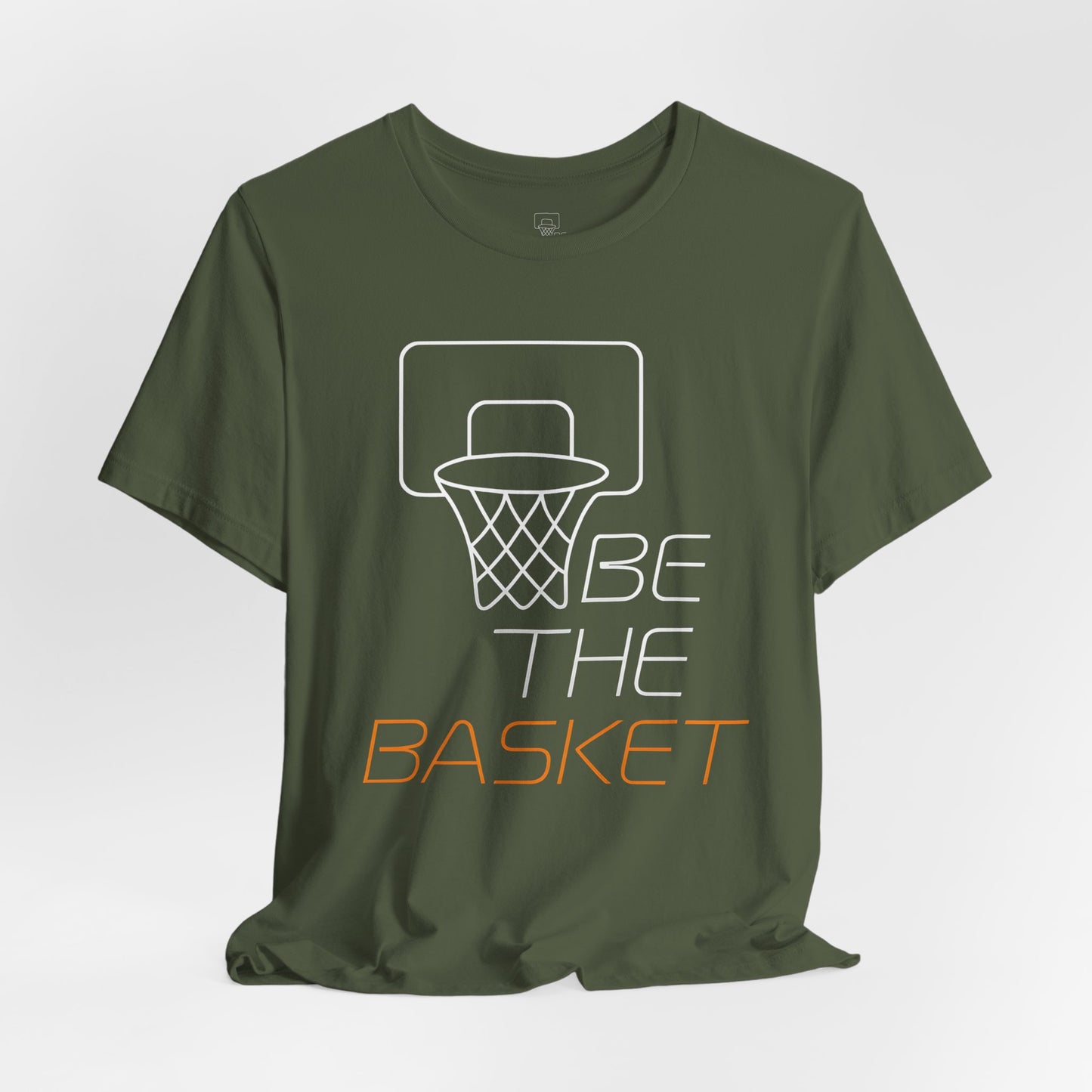 Copy of BE THE BASKET Basketball Goal Line Art 2, Unisex T-Shirt, Disc Golf Shirt