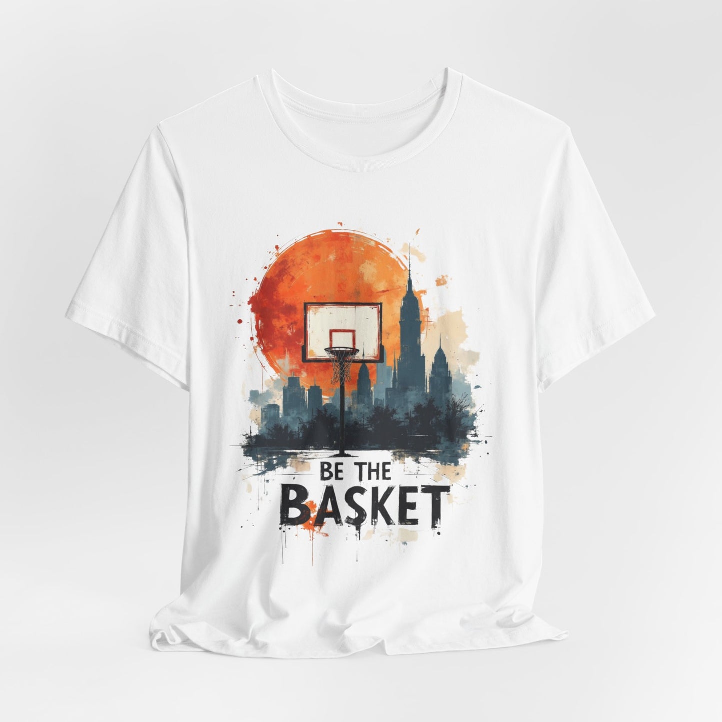 BE THE BASKET Basketball Goal Skyline 5, Basketball Unisex T-Shirt