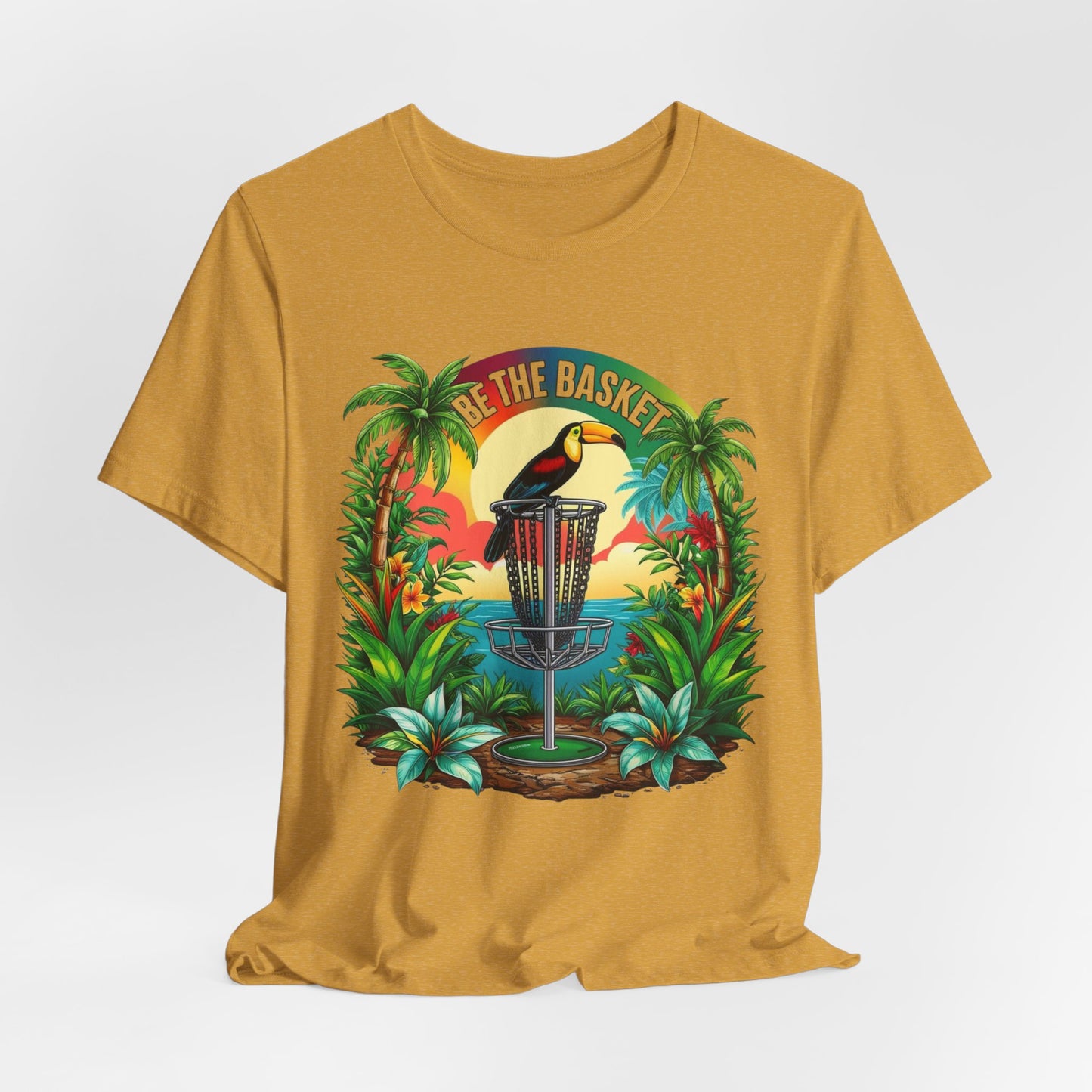 BE THE BASKET Tropical Toucan 1 DIsc Golf Unisex T-Shirt