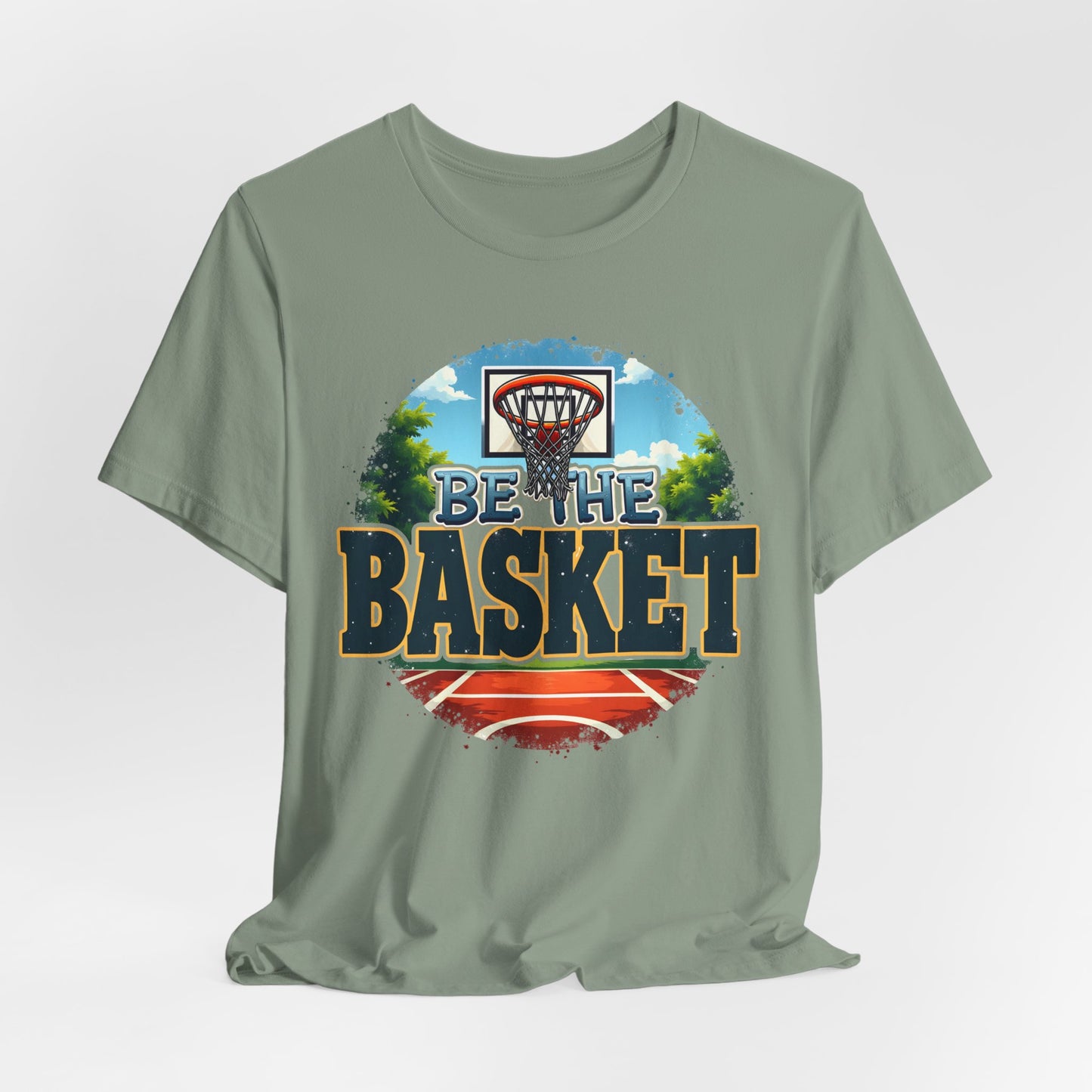 BE THE BASKET Basketball Outdoor Court 1 Unisex T-Shirt, Basketball Shirt
