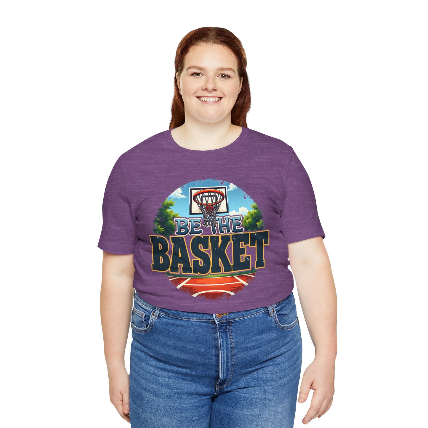BE THE BASKET Basketball Outdoor Court 1 Unisex T-Shirt, Basketball Shirt