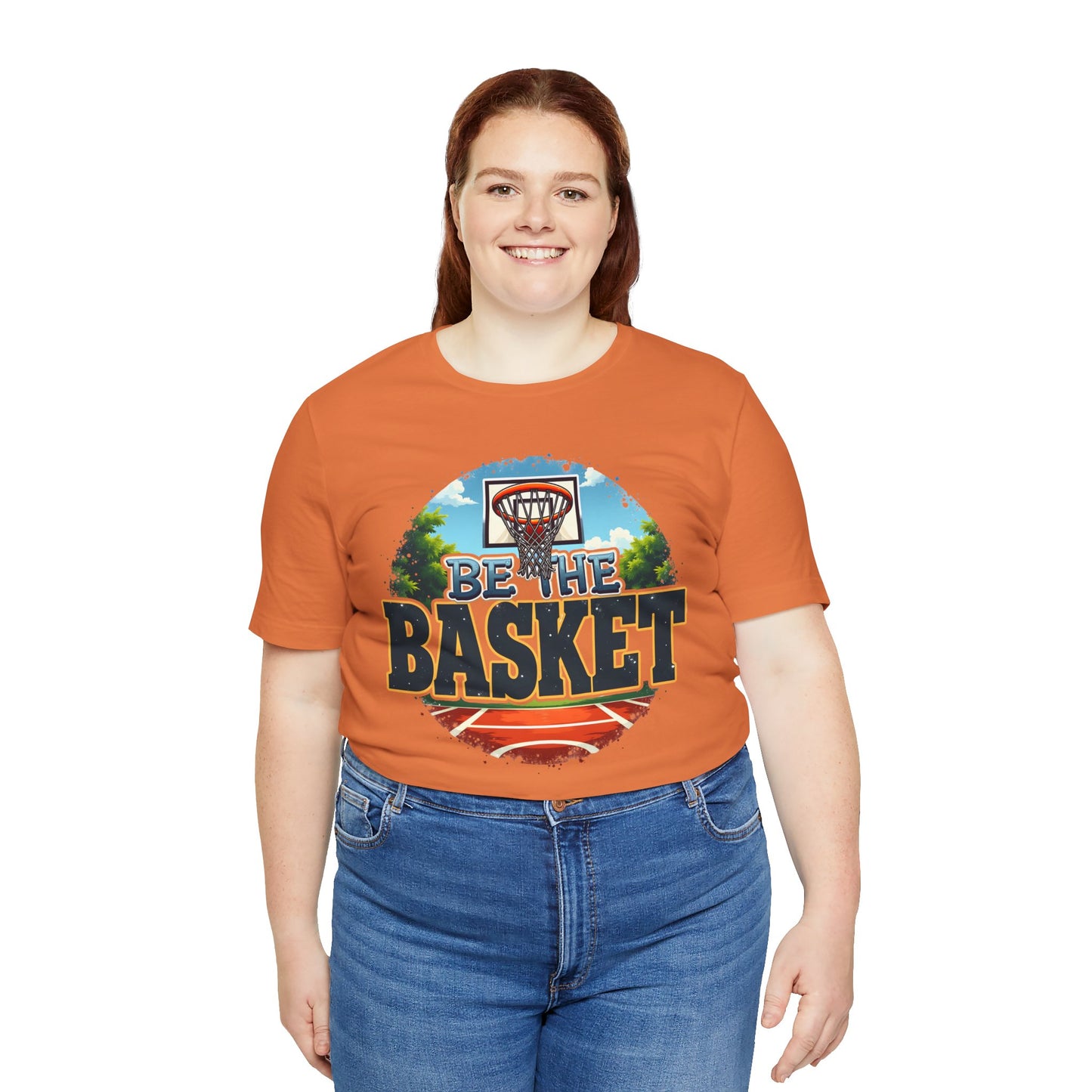 BE THE BASKET Basketball Outdoor Court 1 Unisex T-Shirt, Basketball Shirt
