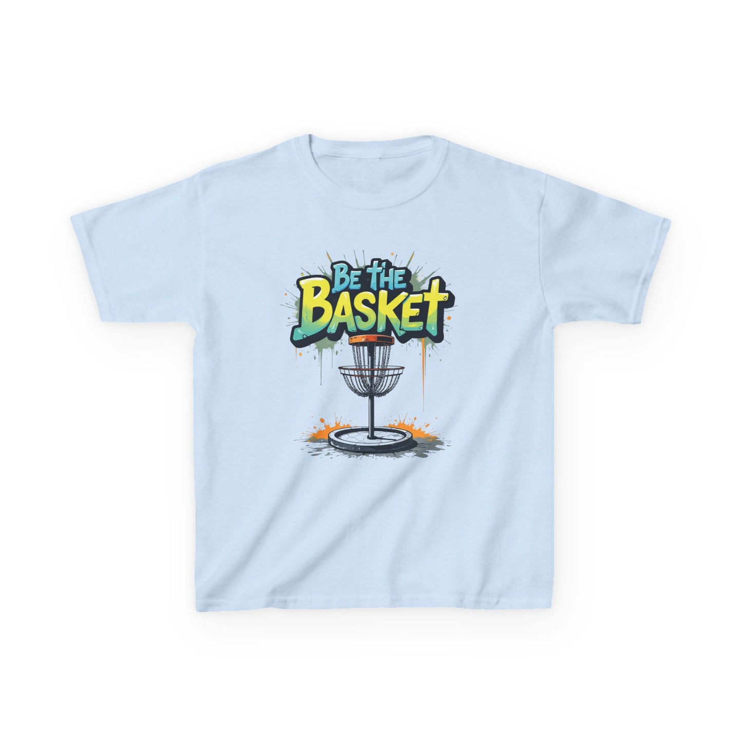 BE THE BASKET Graffiti Kid's Style Disc Golf T-Shirt
