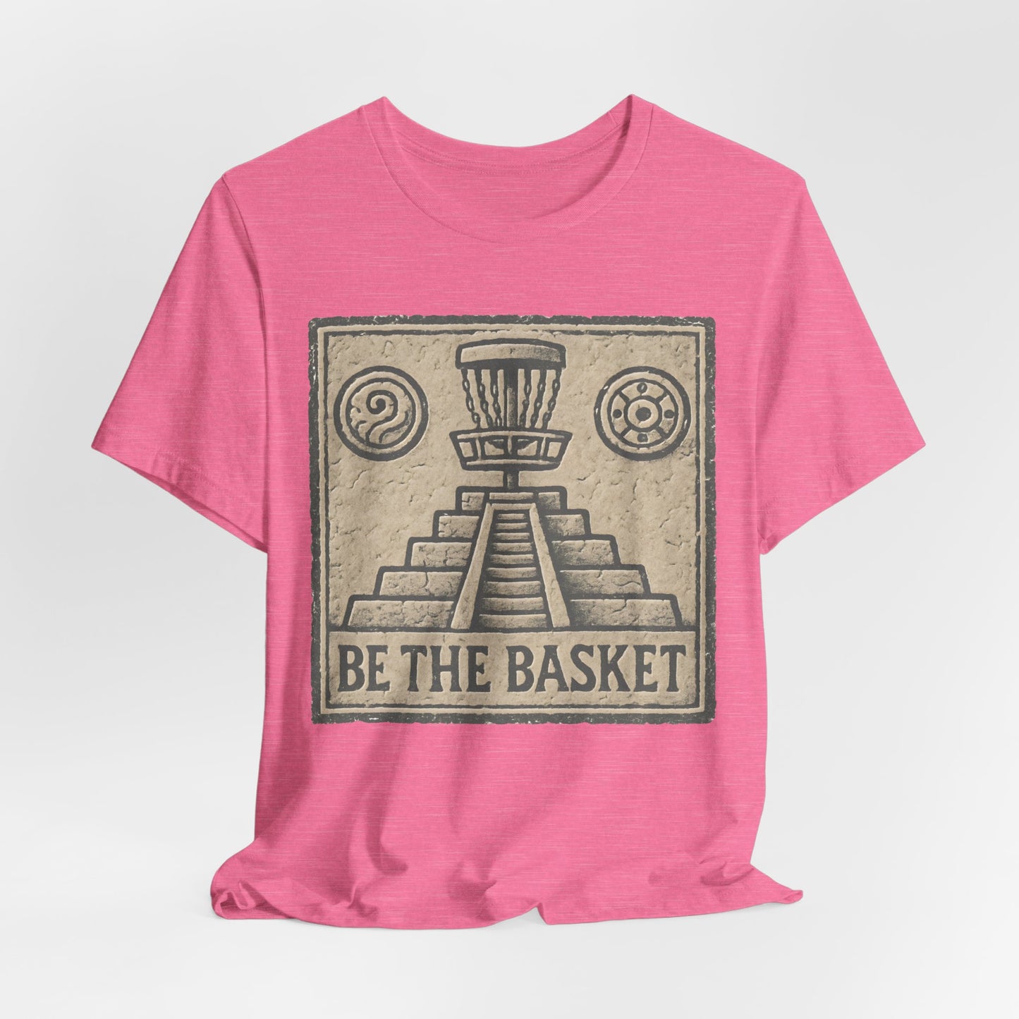 BE THE BASKET Disc Golf Basket Mayan 1, Disc Golf Unisex T-Shirt