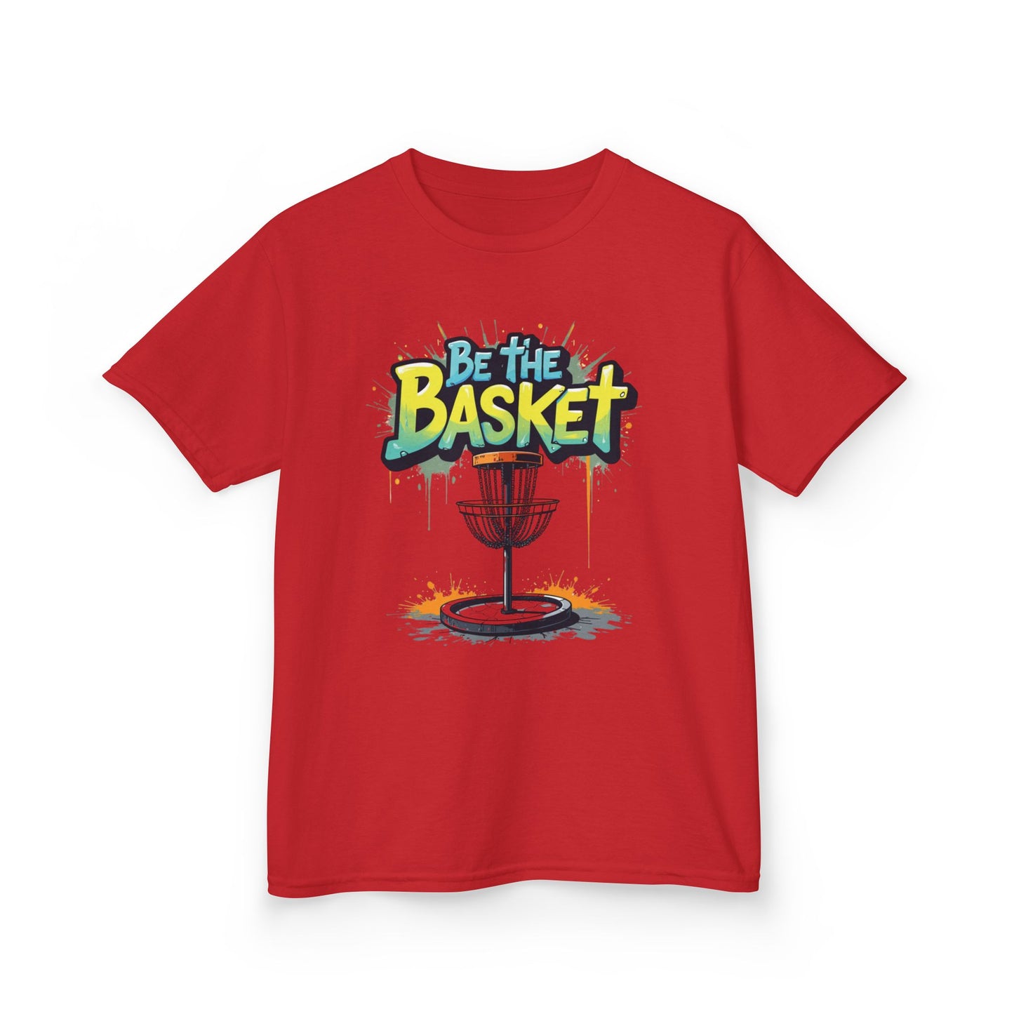 BE THE BASKET Graffiti Kid's Style Disc Golf T-Shirt