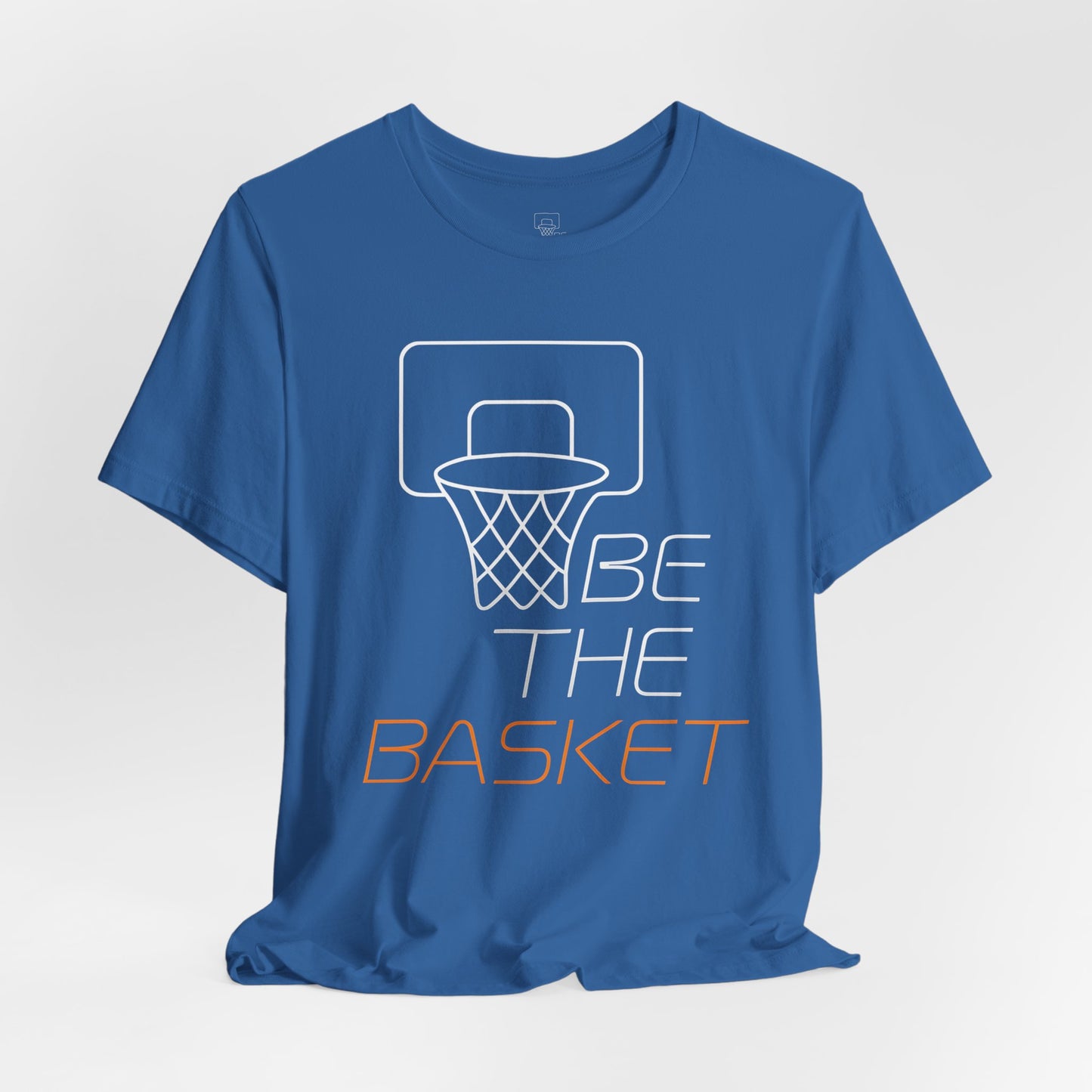 Copy of BE THE BASKET Basketball Goal Line Art 2, Unisex T-Shirt, Disc Golf Shirt
