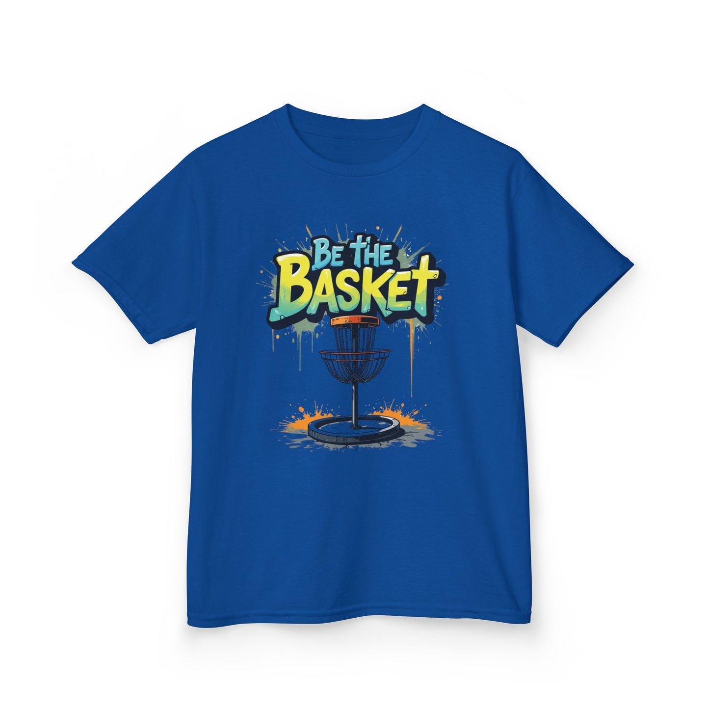 BE THE BASKET Graffiti Kid's Style Disc Golf T-Shirt