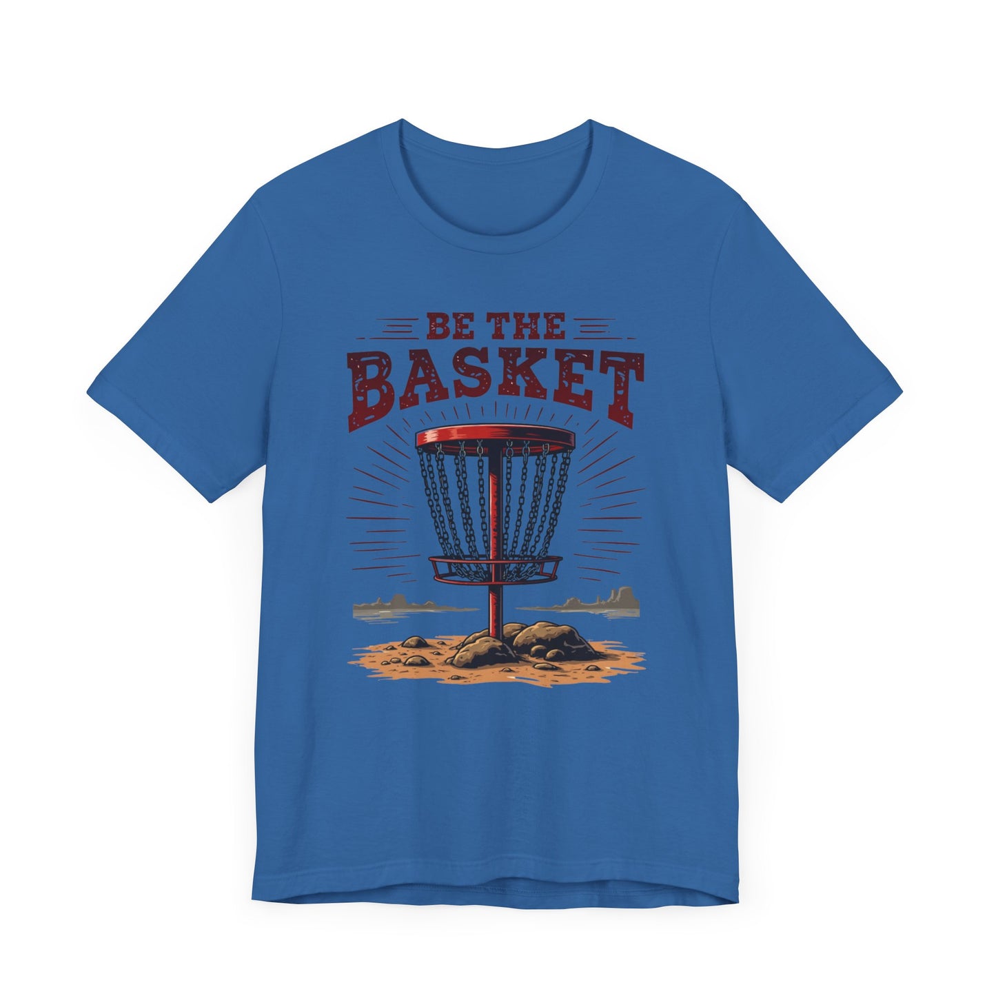 Be The Basket Brand Softstyle Unisex T-shirt, Disc Golf Shirt, Cool T-Shirt DISC GOLF SHIRT