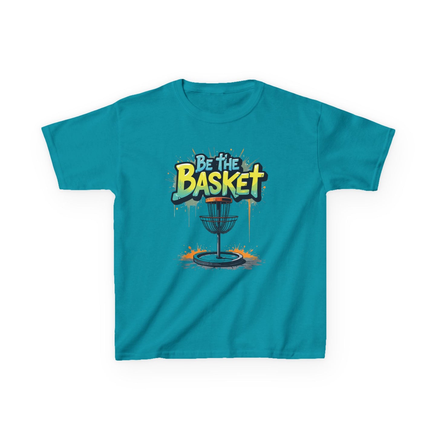 BE THE BASKET Graffiti Kid's Style Disc Golf T-Shirt