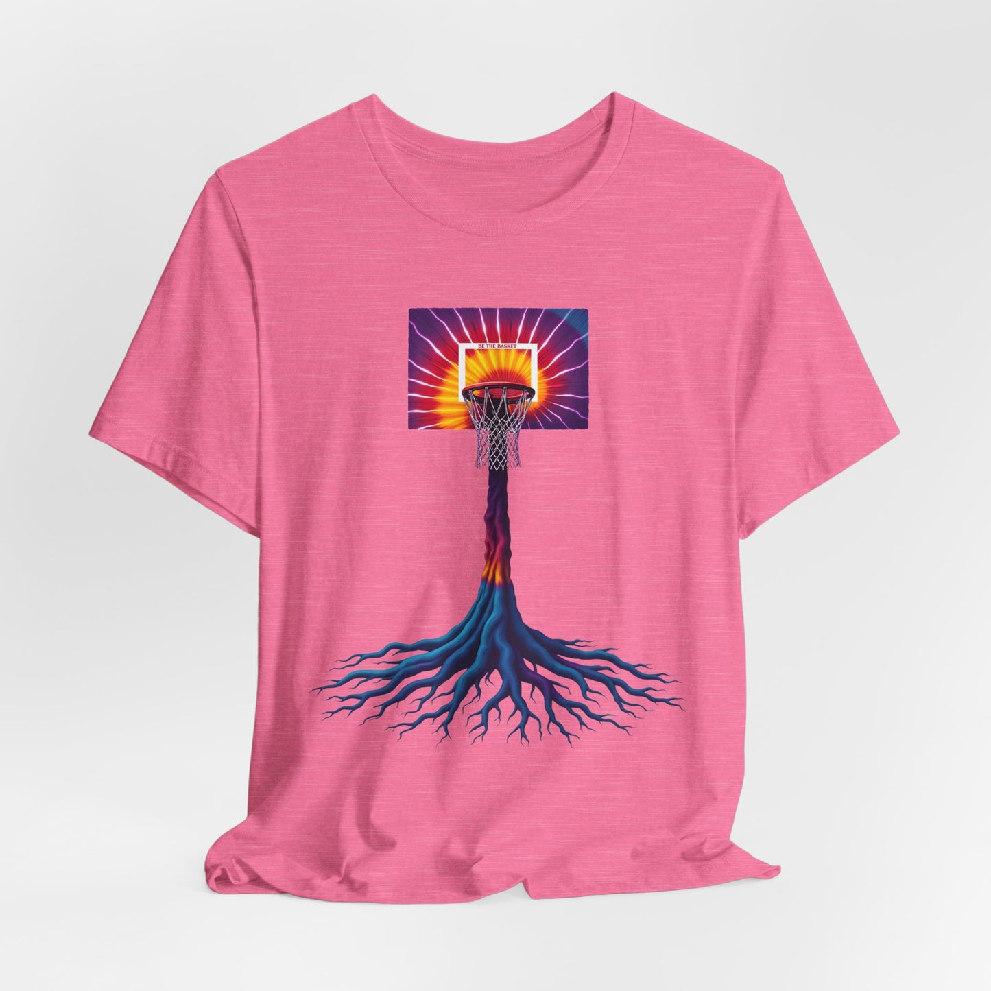 BE THE BASKET Basketball colorful Tree of Life- Soft Unisex T-shirt, Cool T-Shirt