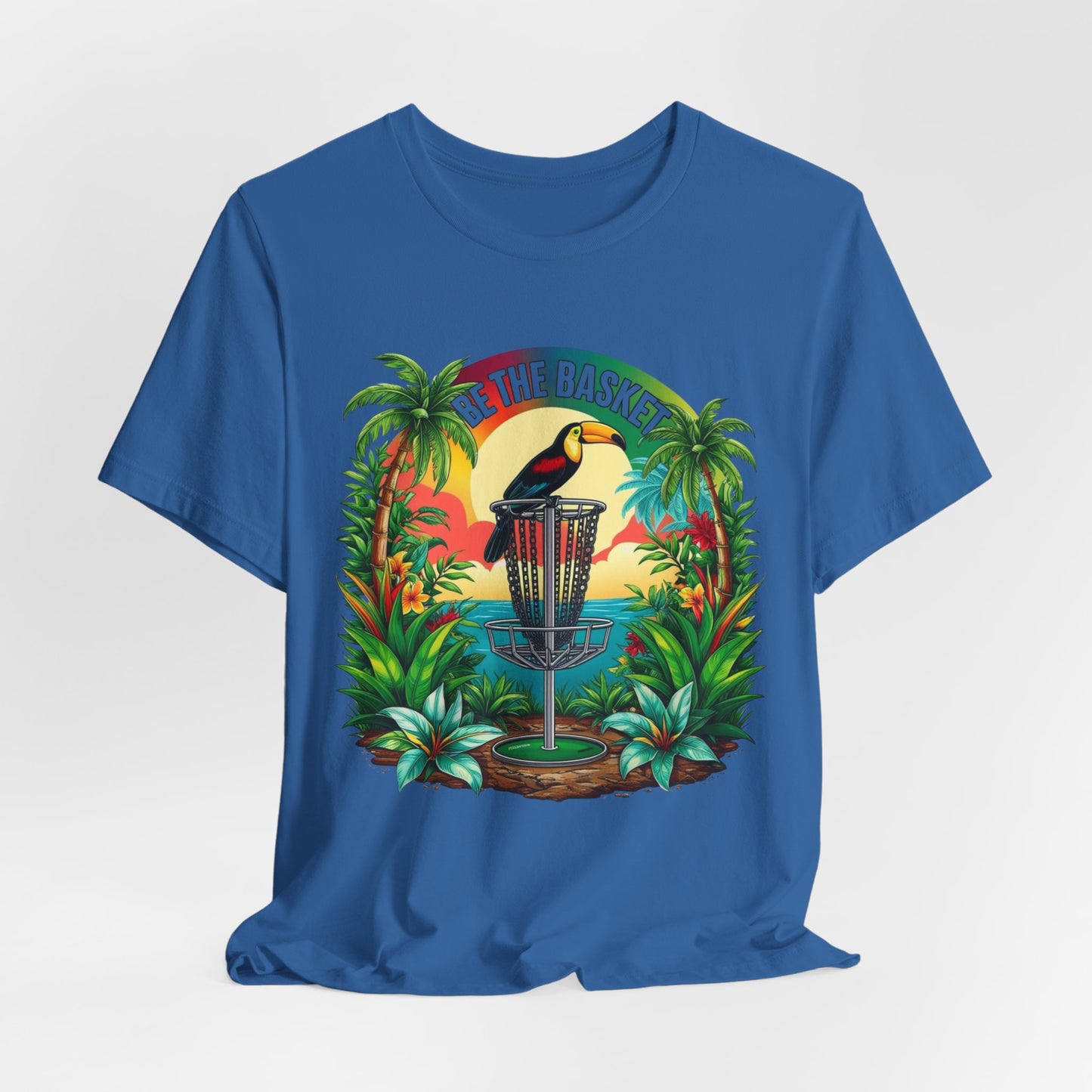 BE THE BASKET Tropical Toucan 1 DIsc Golf Unisex T-Shirt