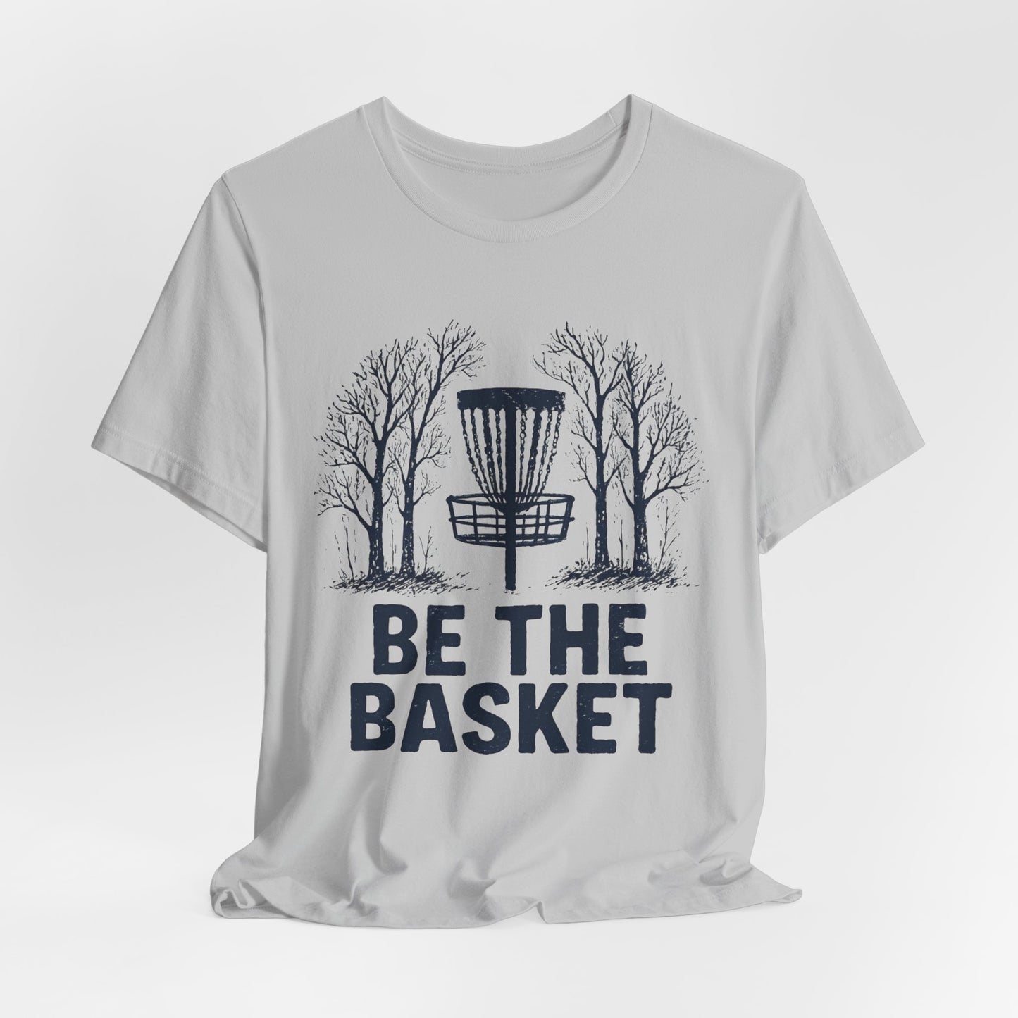 BE THE BASKET Disc Golf Basket Fall Black 1, Disc Golf Unisex T-Shirt