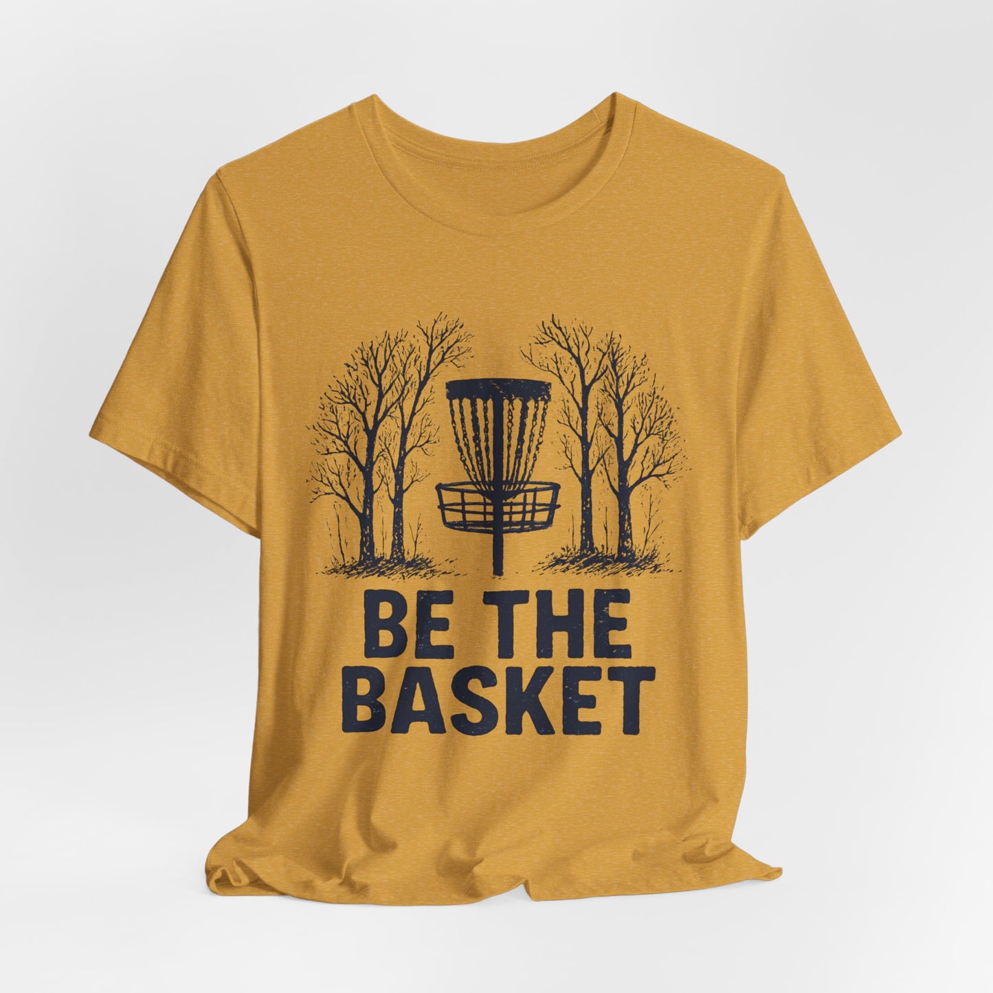 BE THE BASKET Disc Golf Basket Fall Black 1, Disc Golf Unisex T-Shirt