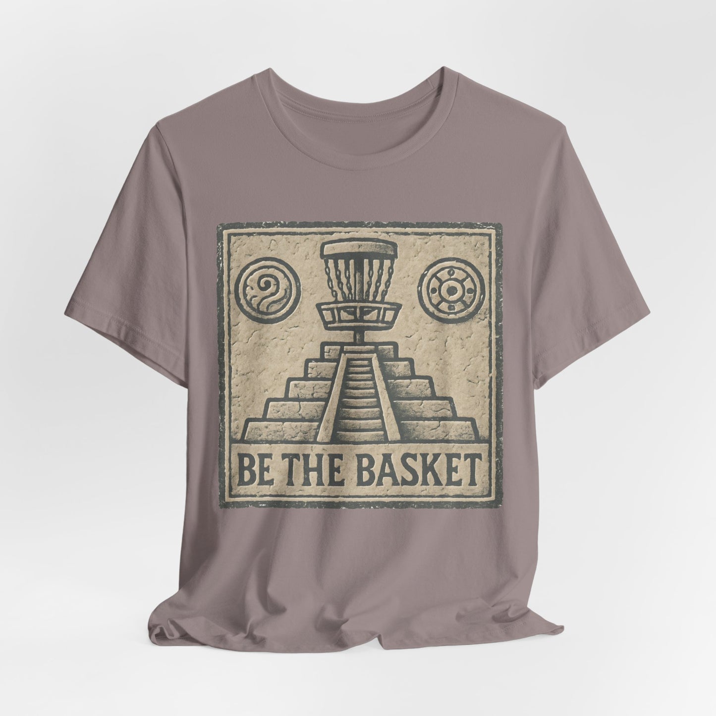 BE THE BASKET Disc Golf Basket Mayan 1, Disc Golf Unisex T-Shirt