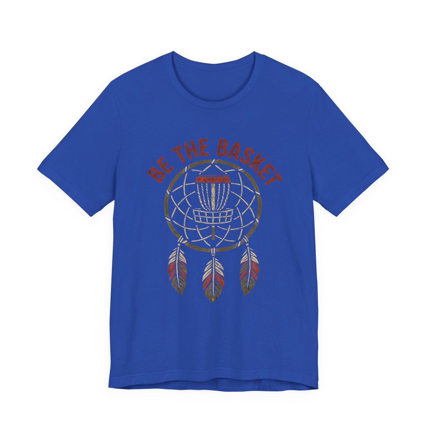 BE THE BASKET Disc Golf Basket Dream Catcher, Unisex T-Shirt, Disc Golf Shirt