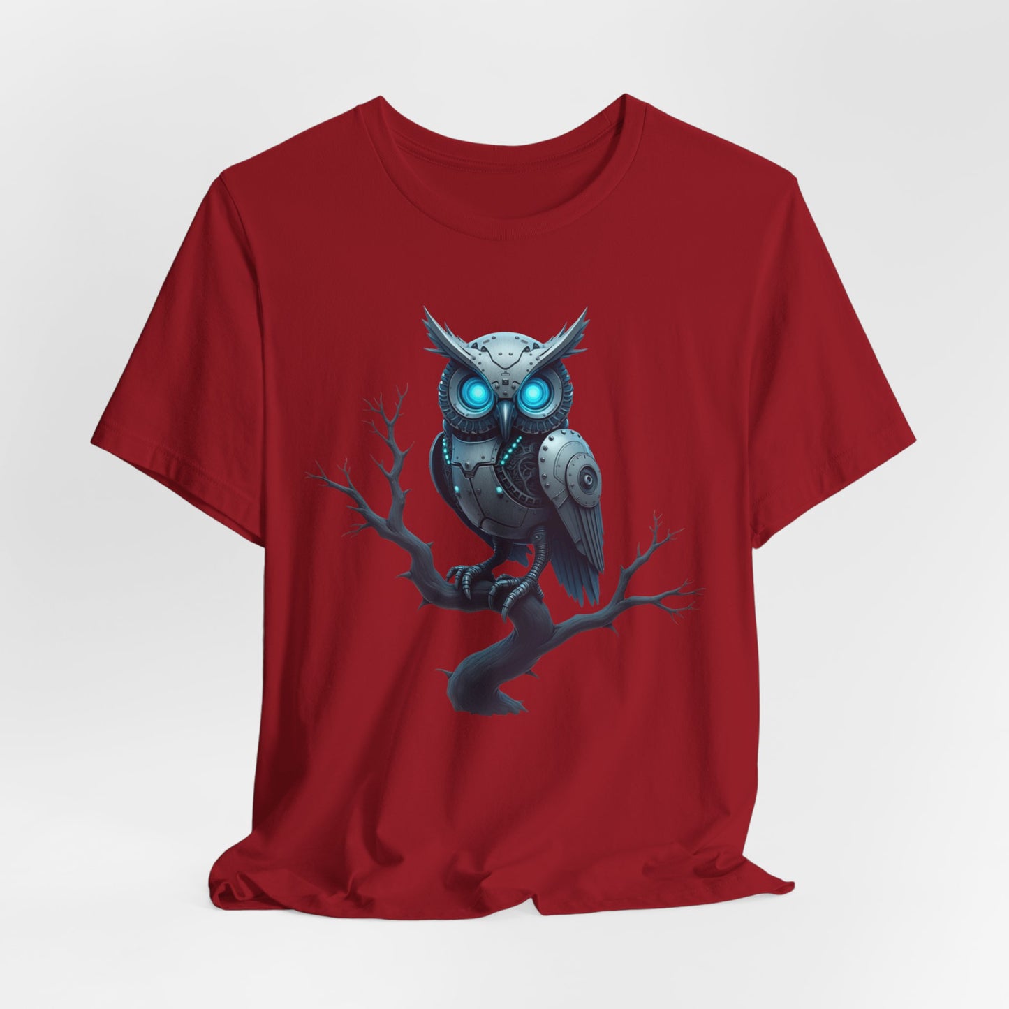 Mech Owl Unisex T-Shirt, Cool Design T-Shirt