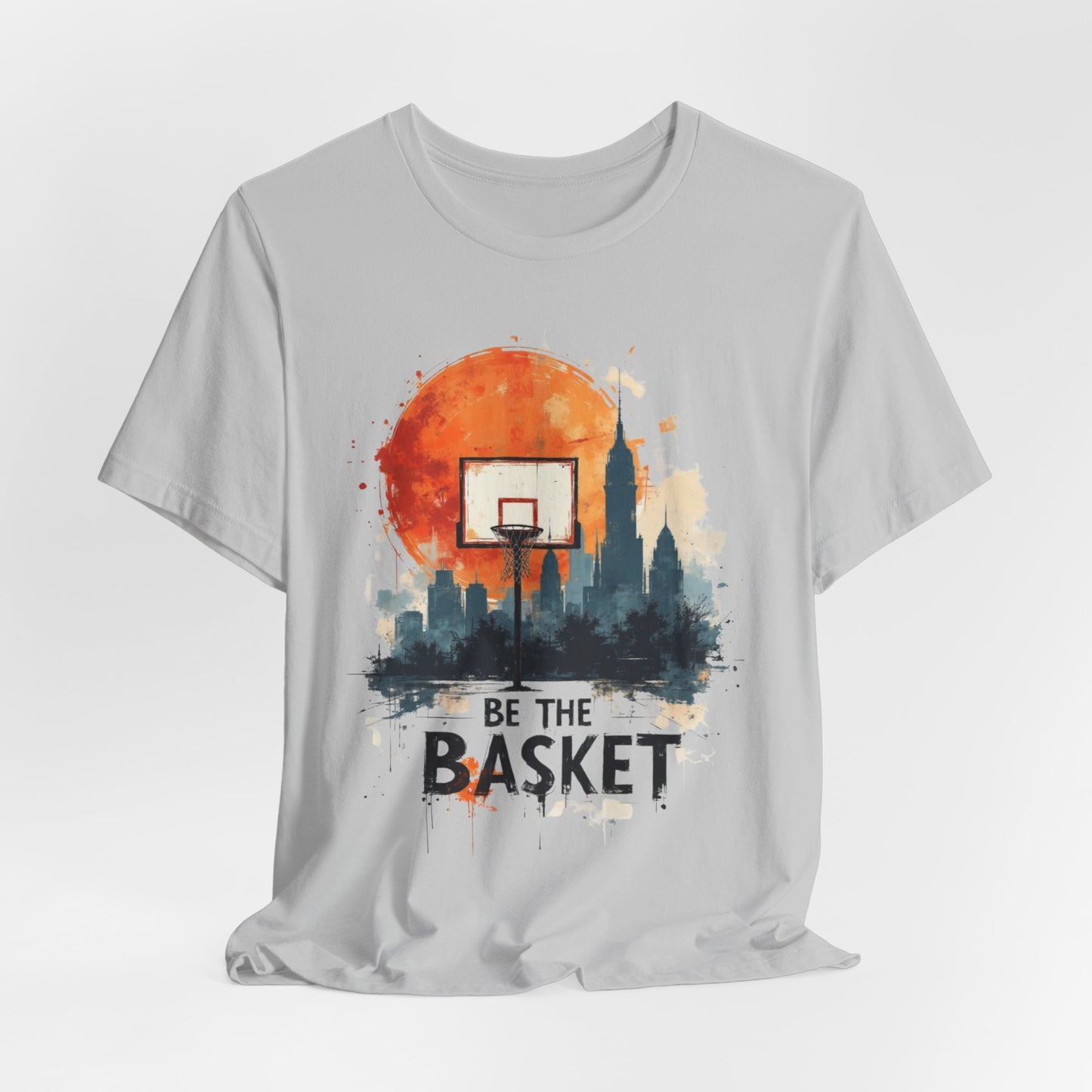 BE THE BASKET Basketball Goal Skyline 5, Basketball Unisex T-Shirt