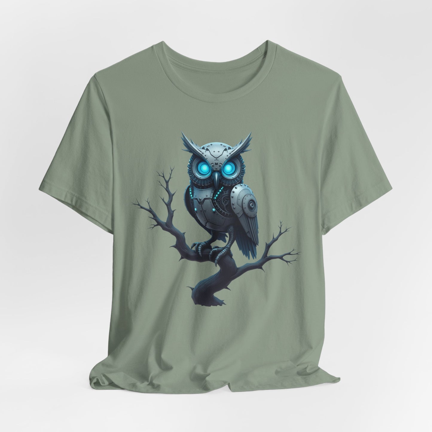 Mech Owl Unisex T-Shirt, Cool Design T-Shirt