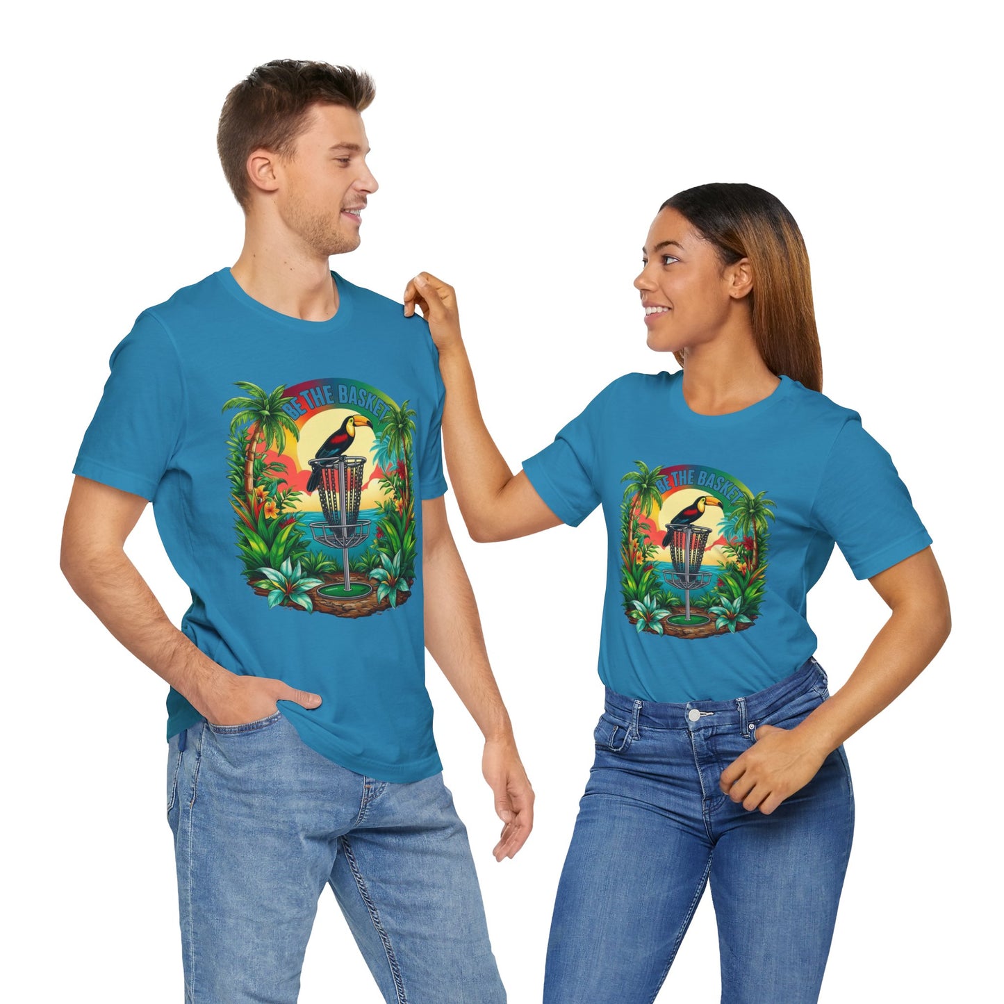 BE THE BASKET Tropical Toucan 1 DIsc Golf Unisex T-Shirt