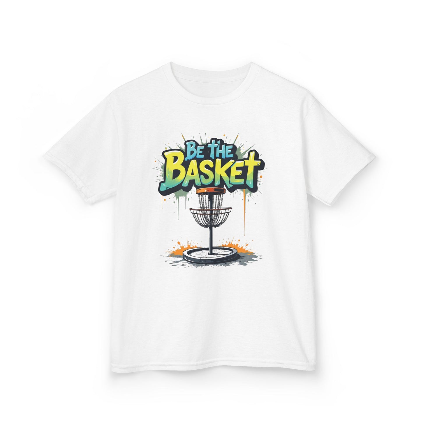 BE THE BASKET Graffiti Kid's Style Disc Golf T-Shirt