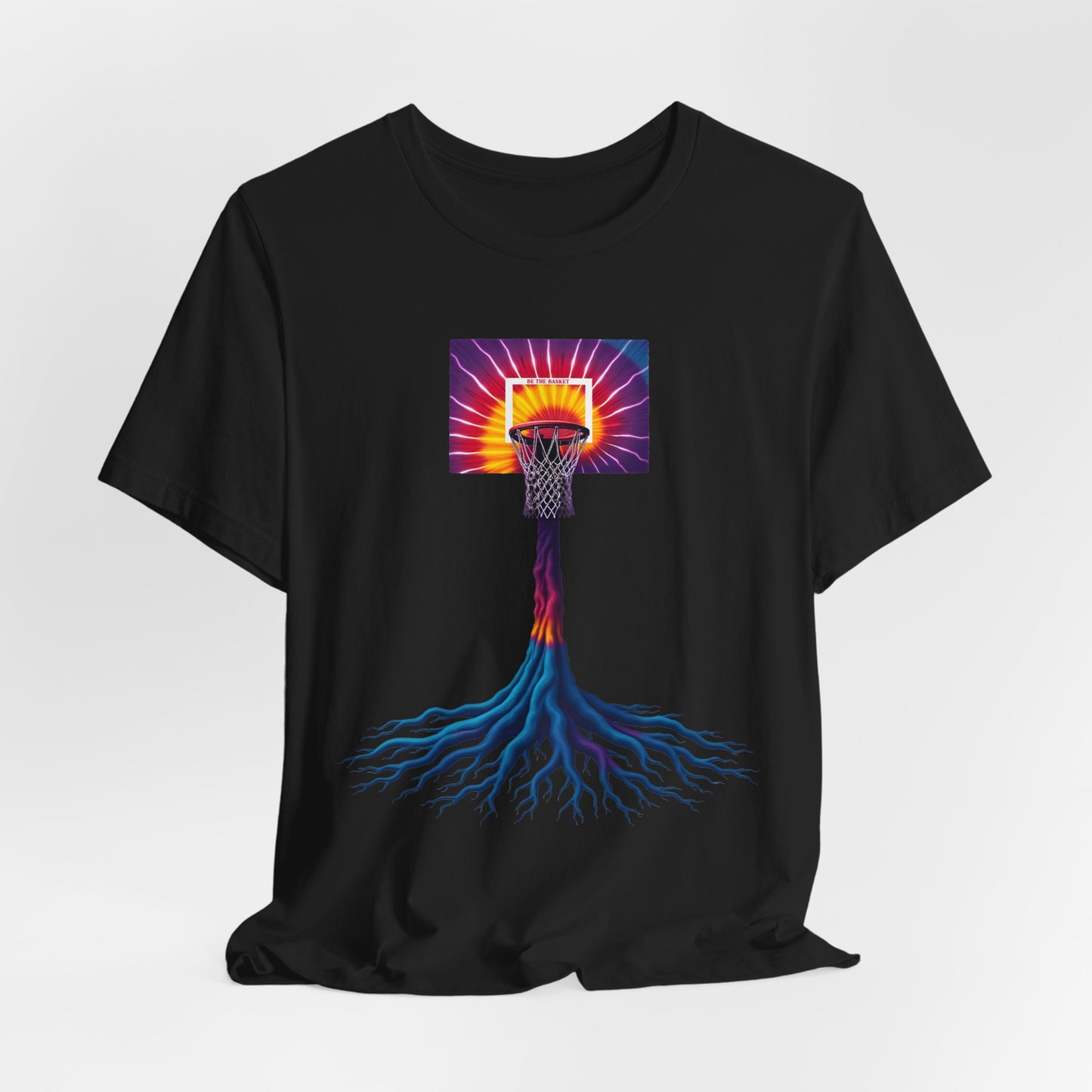 BE THE BASKET Basketball colorful Tree of Life- Soft Unisex T-shirt, Cool T-Shirt