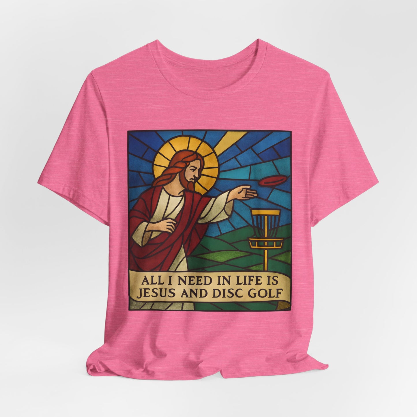 Disc Golf Jesus Design 2 , Unisex T-Shirt
