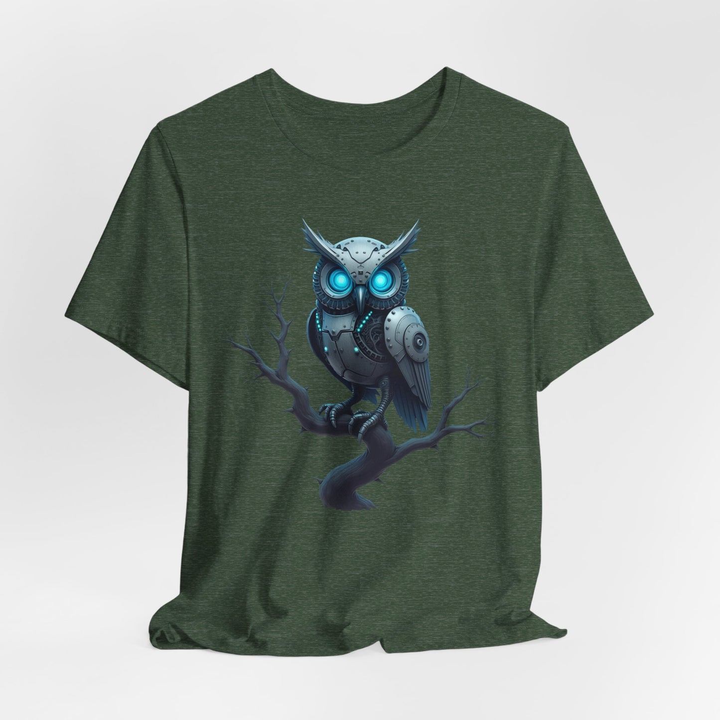 Mech Owl Unisex T-Shirt, Cool Design T-Shirt