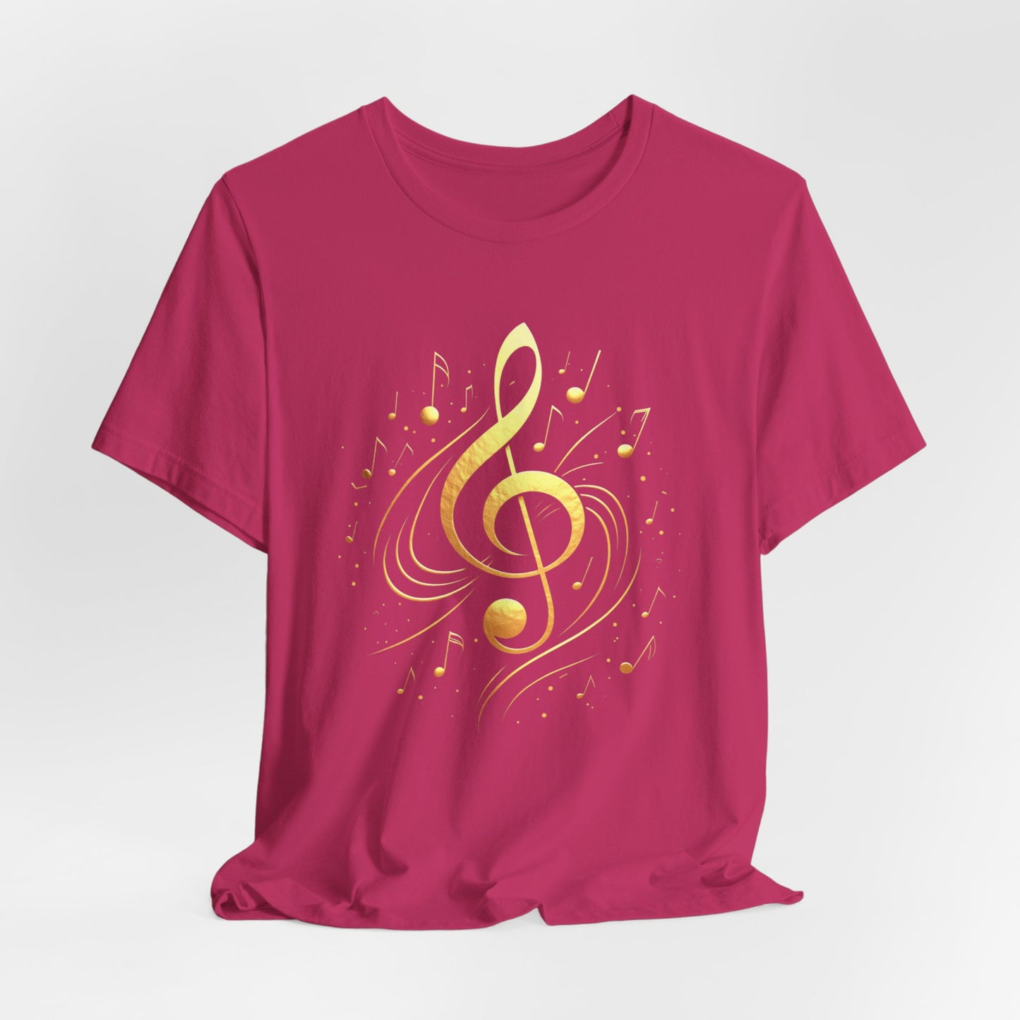 Musical Notes Design 1 Unisex T-Shirt, Happy Feel-Good Shirt