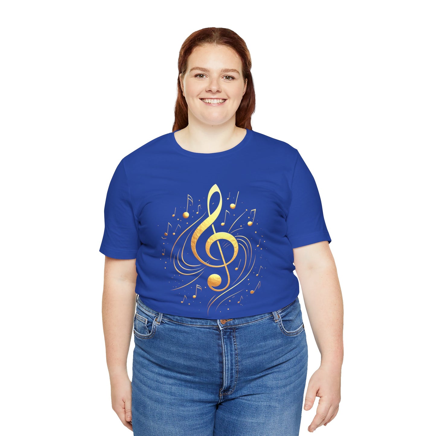 Musical Notes Design 1 Unisex T-Shirt, Happy Feel-Good Shirt