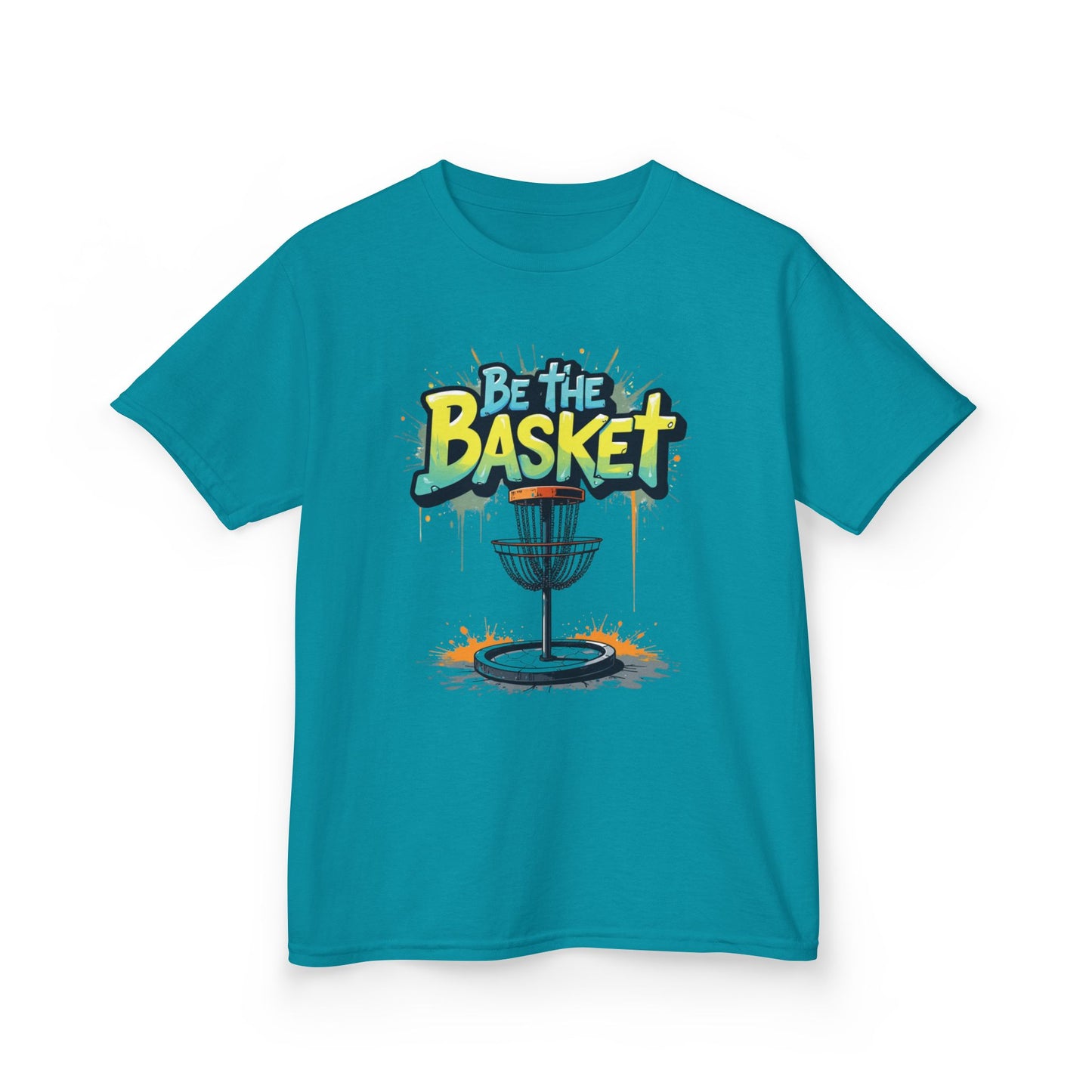 BE THE BASKET Graffiti Kid's Style Disc Golf T-Shirt