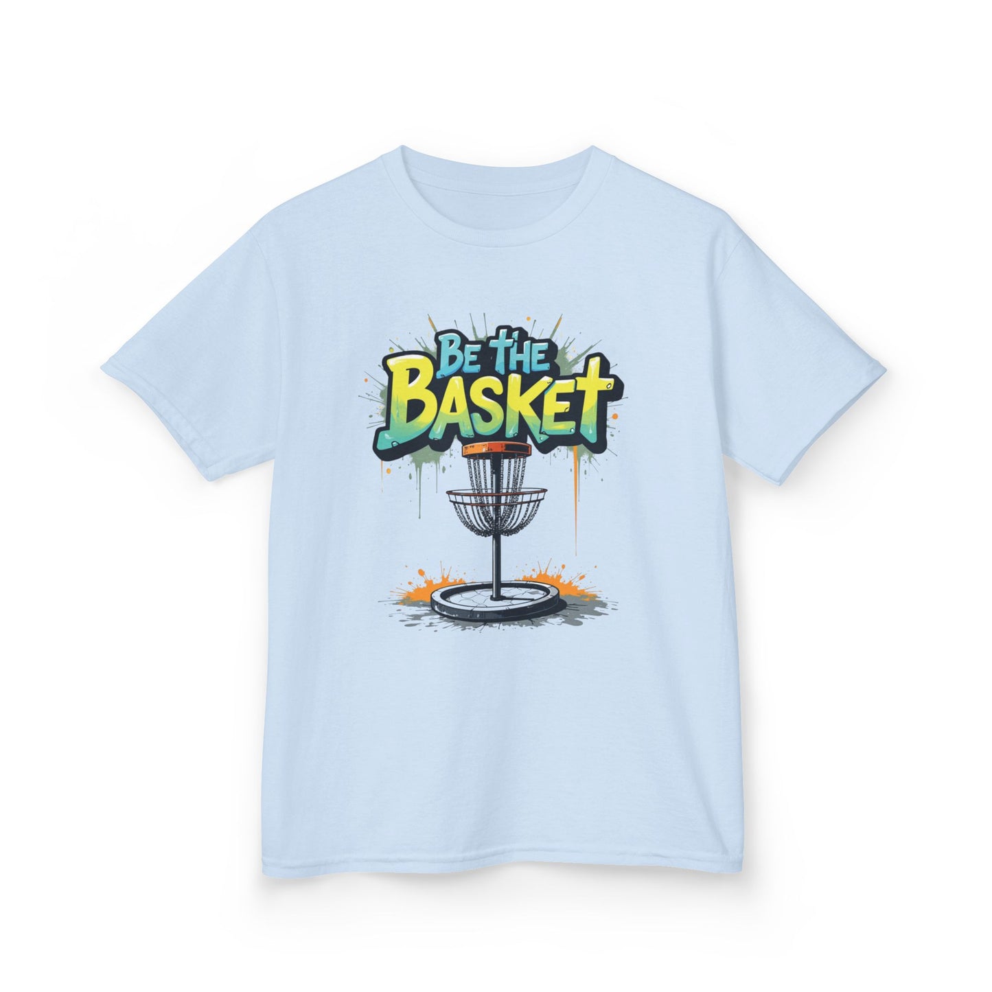 BE THE BASKET Graffiti Kid's Style Disc Golf T-Shirt
