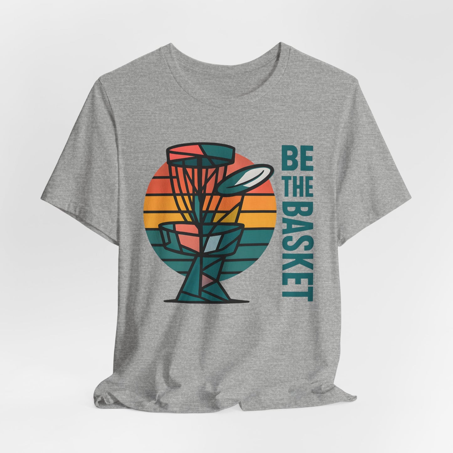 BE THE BASKET Disc Golf Basket Art 9, Disc Golf Unisex T-Shirt