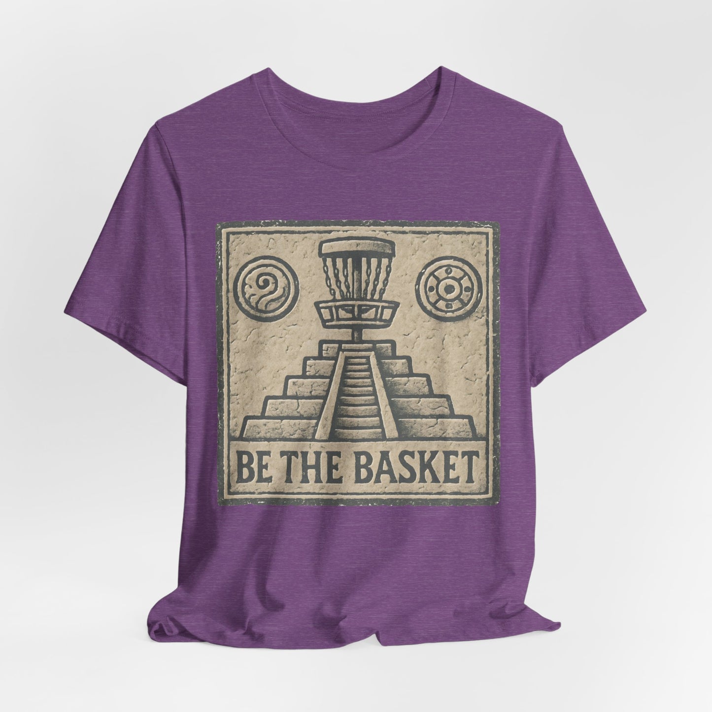 BE THE BASKET Disc Golf Basket Mayan 1, Disc Golf Unisex T-Shirt