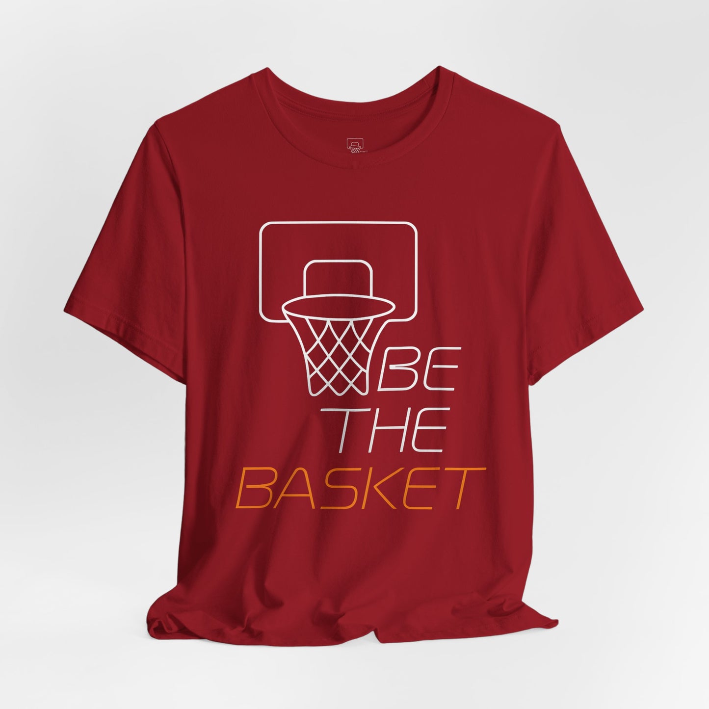 Copy of BE THE BASKET Basketball Goal Line Art 2, Unisex T-Shirt, Disc Golf Shirt
