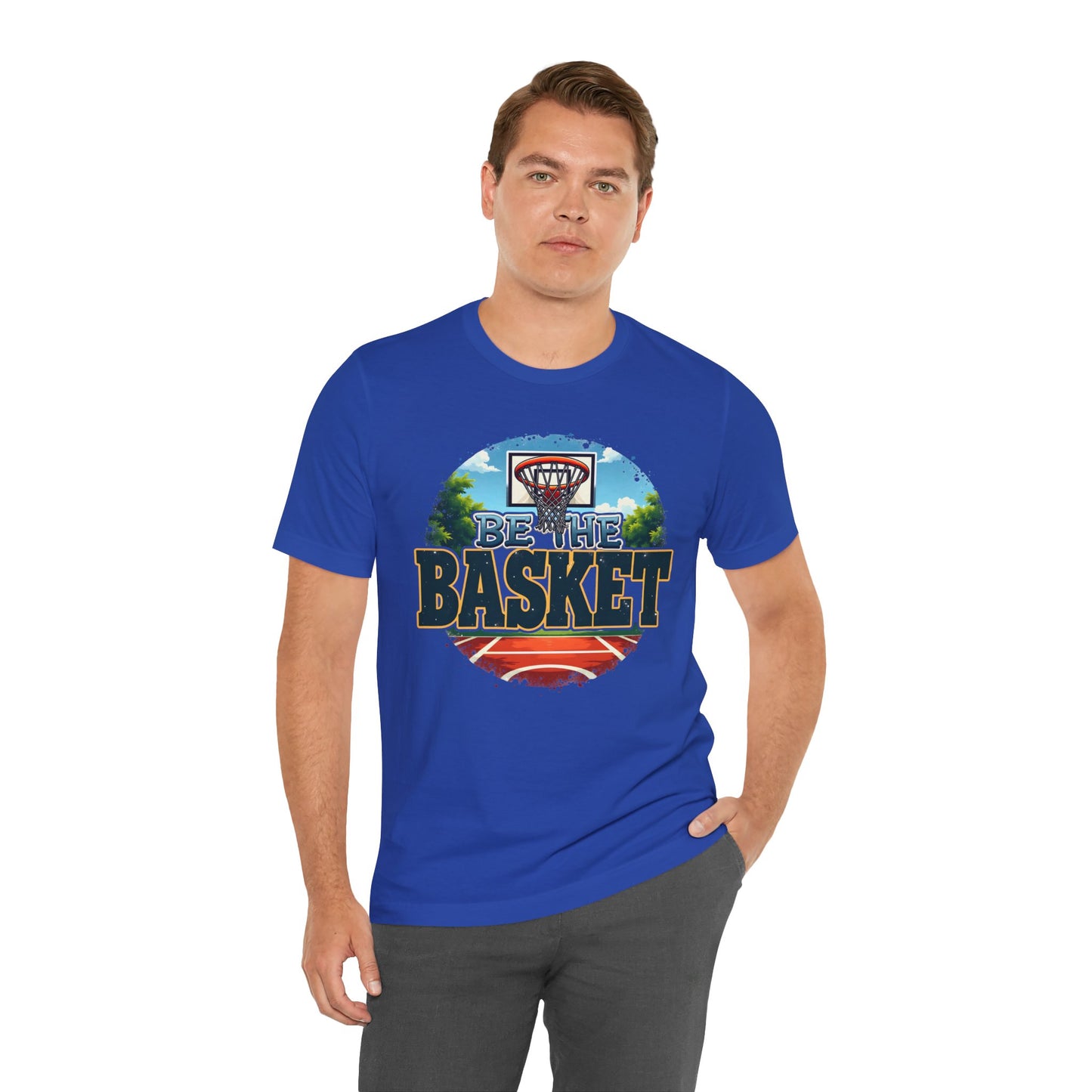 BE THE BASKET Basketball Outdoor Court 1 Unisex T-Shirt, Basketball Shirt