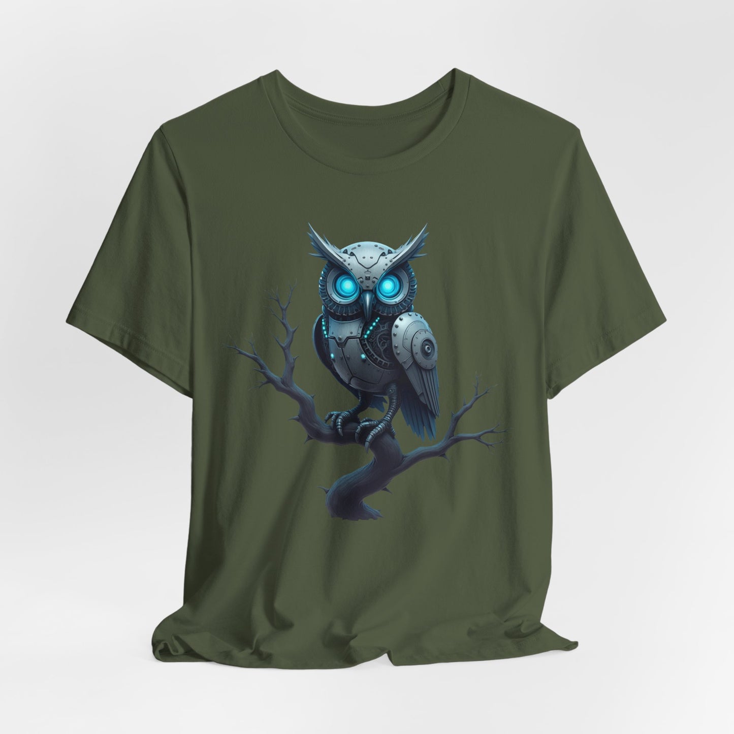Mech Owl Unisex T-Shirt, Cool Design T-Shirt
