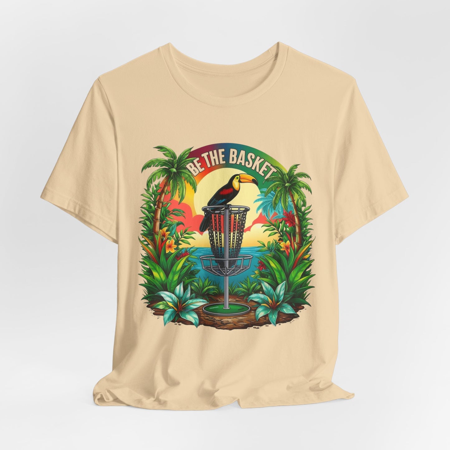 BE THE BASKET Tropical Toucan 1 DIsc Golf Unisex T-Shirt
