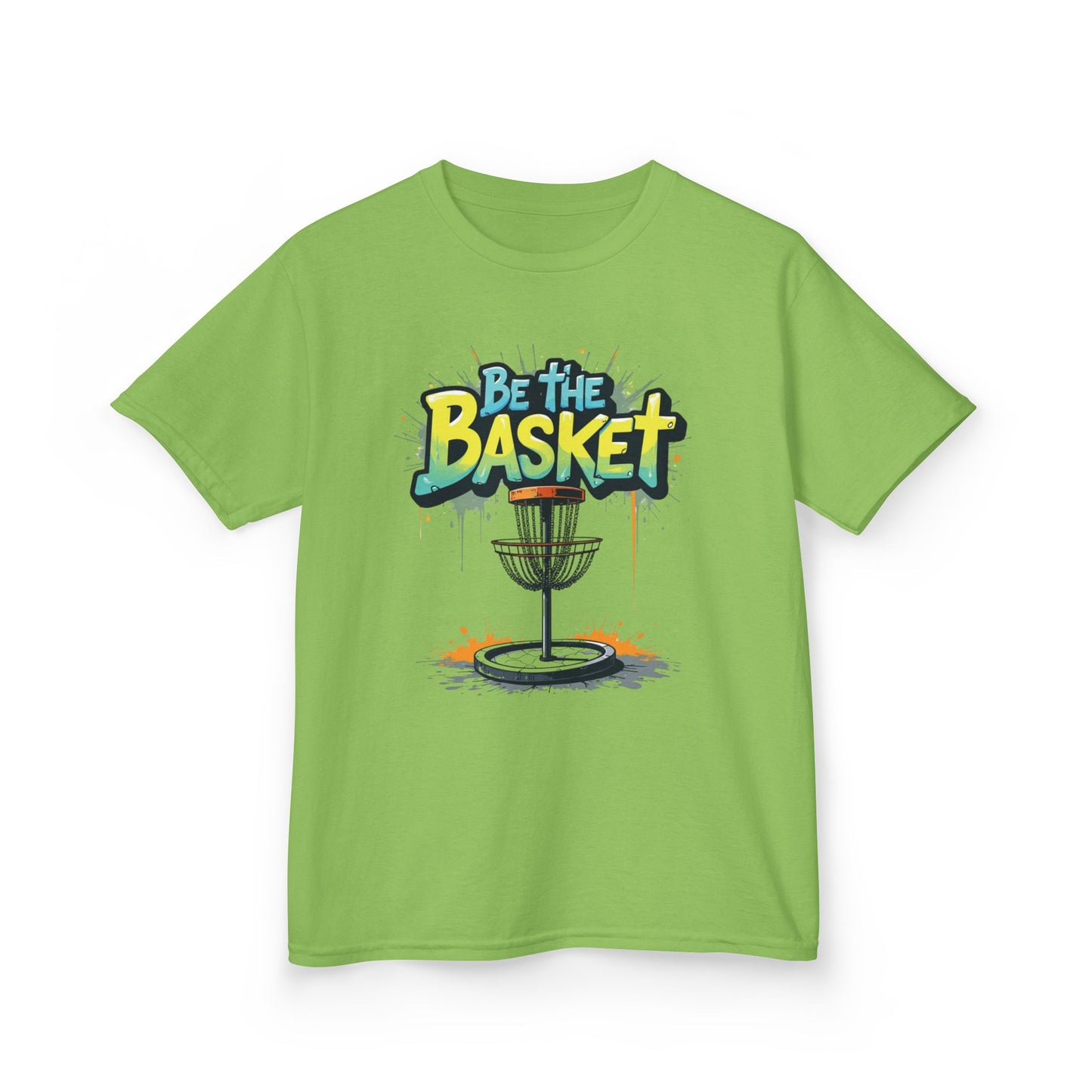 BE THE BASKET Graffiti Kid's Style Disc Golf T-Shirt