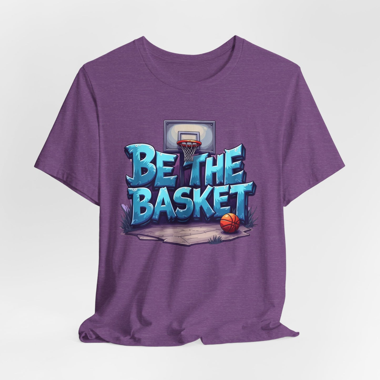 BE THE BASKET Basketball Graffiti Design 1 , Unisex T-Shirt, Basketball T-Shirt