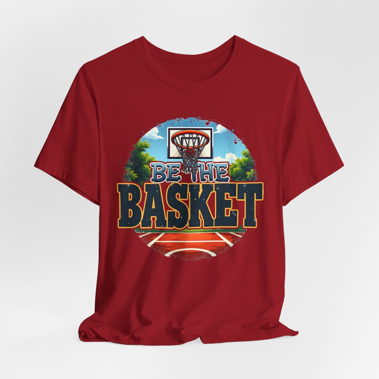 BE THE BASKET Basketball Outdoor Court 1 Unisex T-Shirt, Basketball Shirt