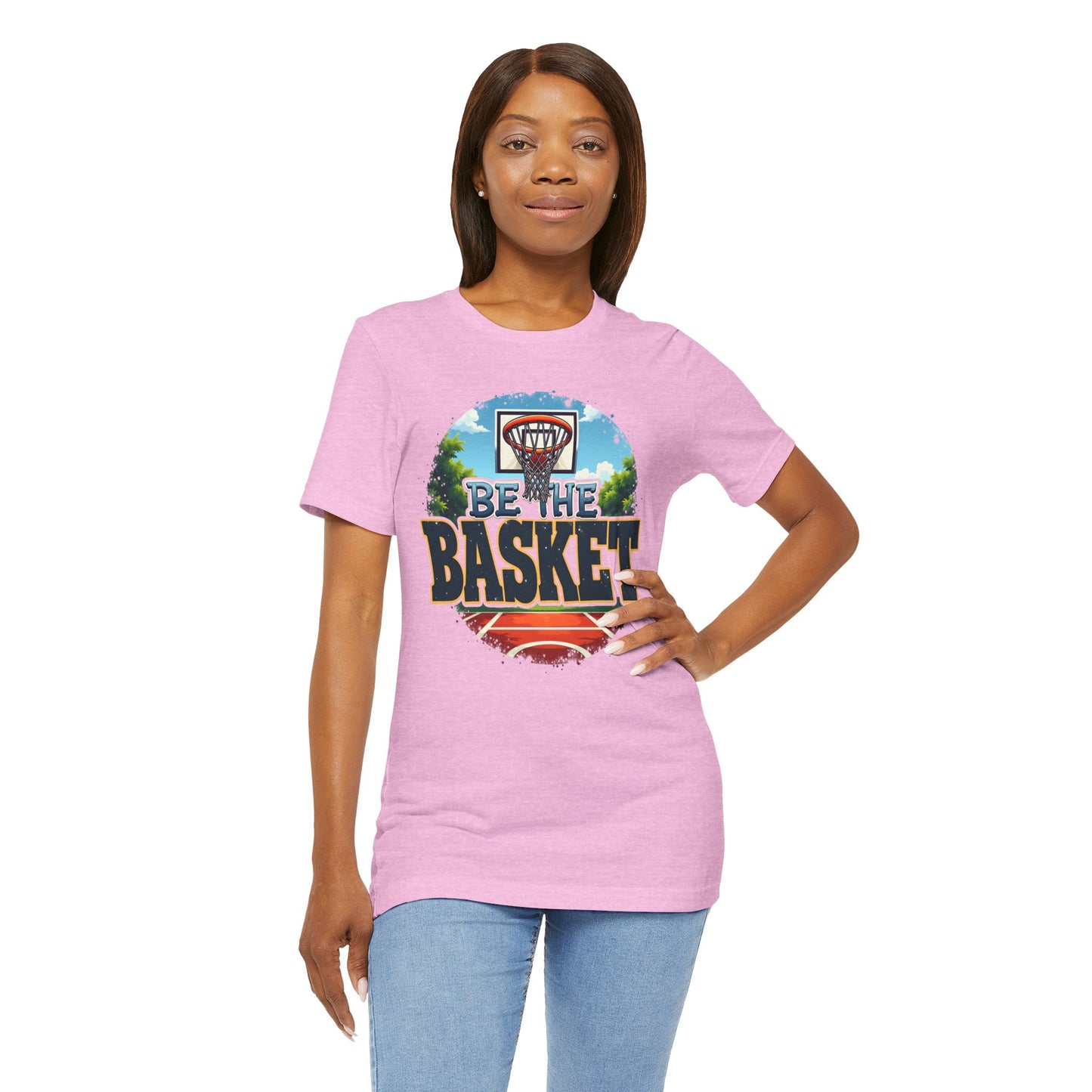 BE THE BASKET Basketball Outdoor Court 1 Unisex T-Shirt, Basketball Shirt