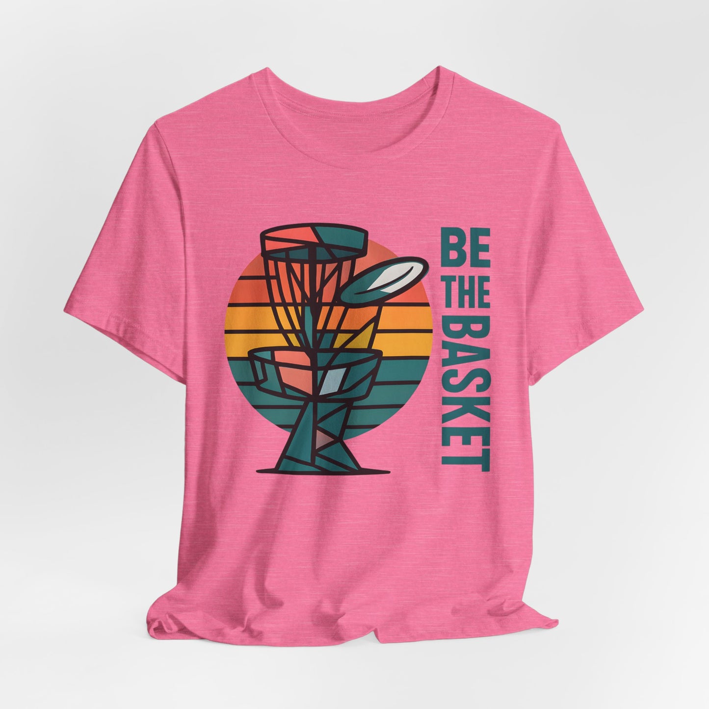 BE THE BASKET Disc Golf Basket Art 9, Disc Golf Unisex T-Shirt