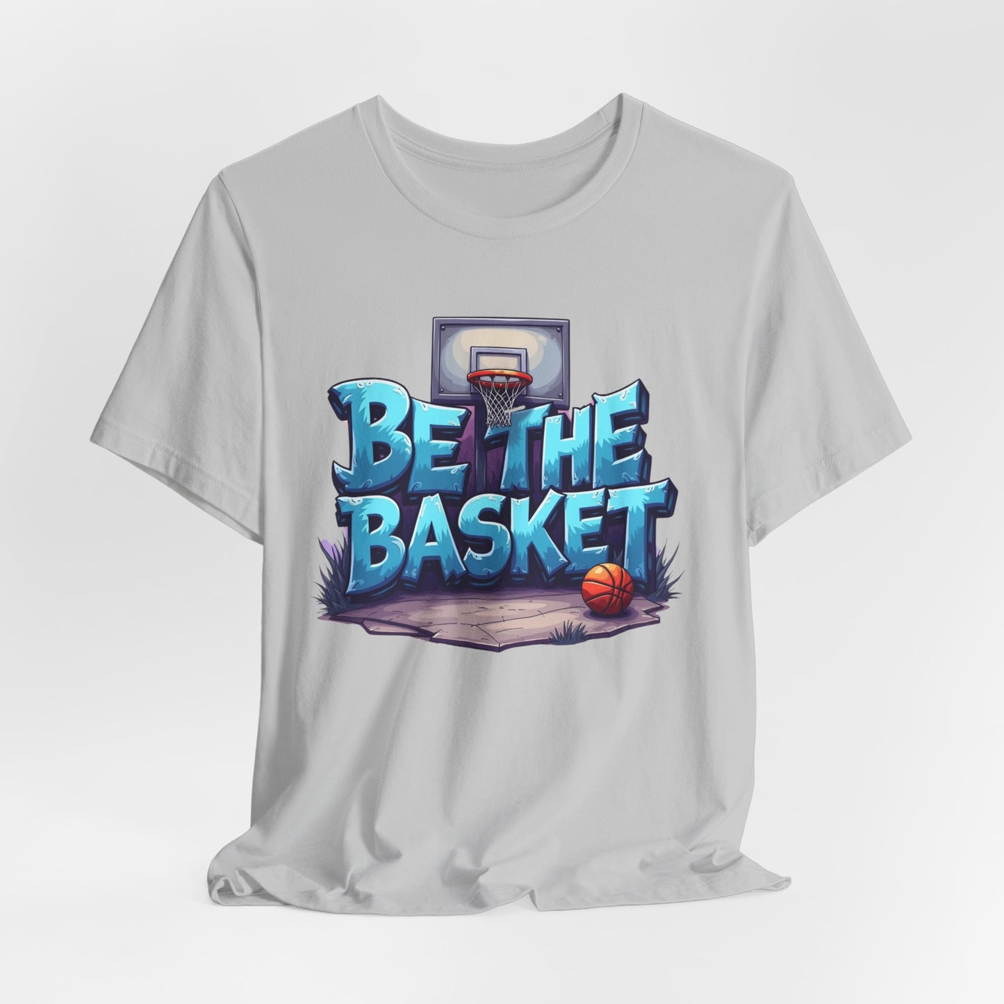 BE THE BASKET Basketball Graffiti Design 1 , Unisex T-Shirt, Basketball T-Shirt